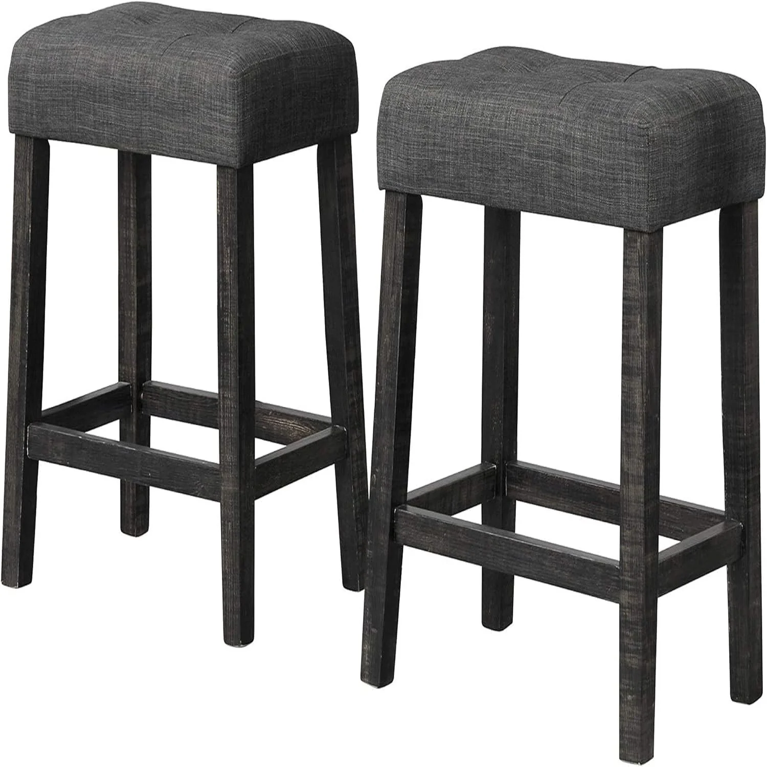 Transitional Backless Counter Stool (Set of 2) - Image 2