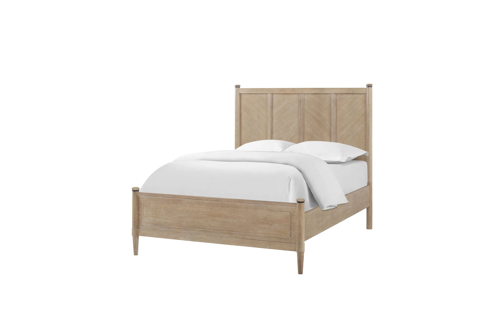 Transitional Style Lo-Post Bed - Image 3
