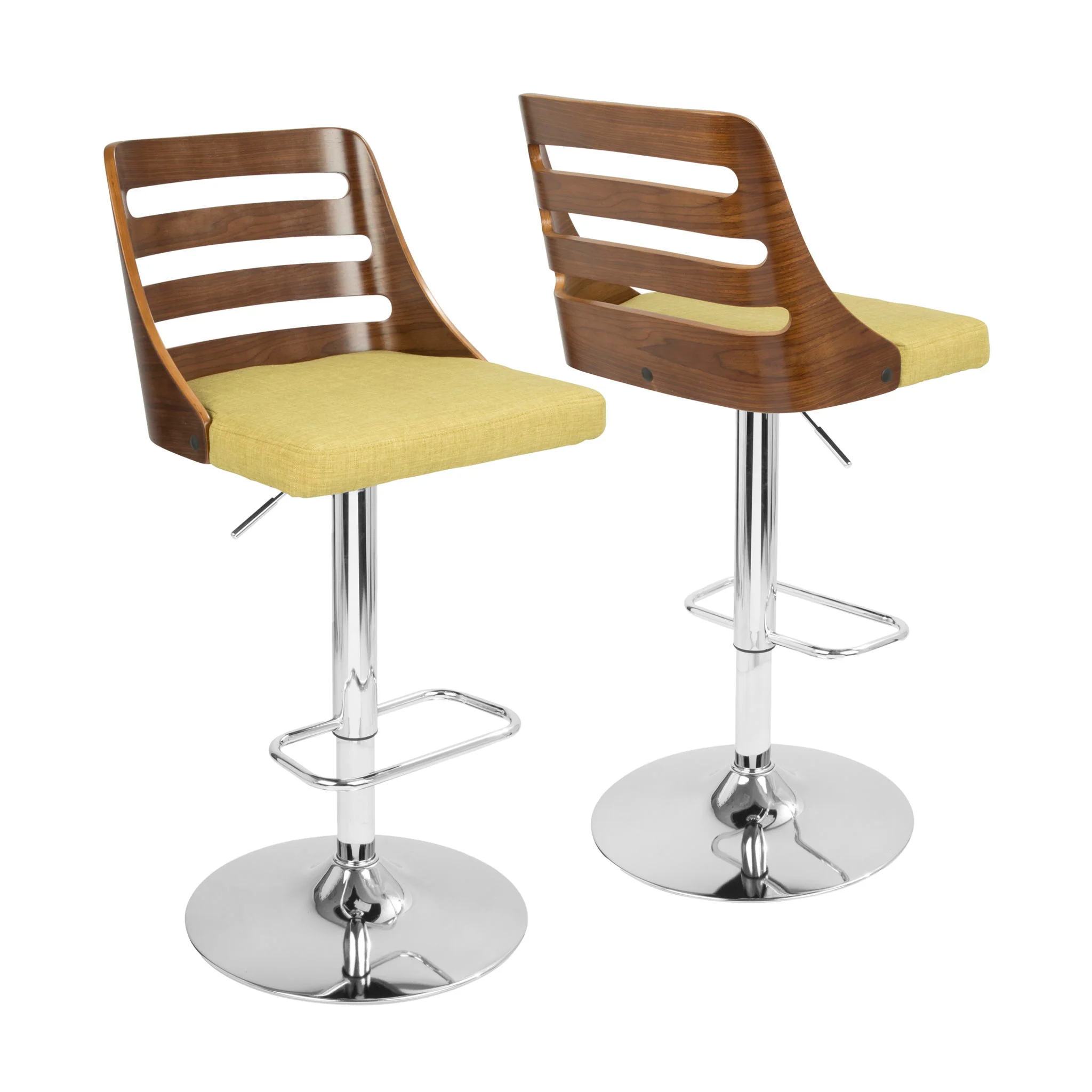 Trevi - Mid Century Modern Adjustable Barstool With Swivel - Image 3