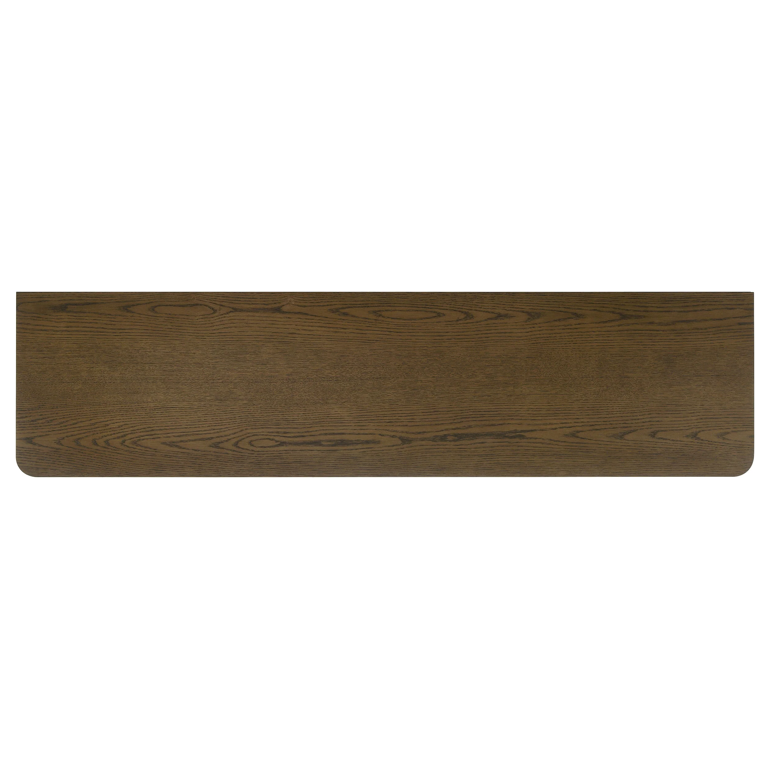 Trotter 71-Inch 4-Door Wood TV Stand, Brown - Image 13