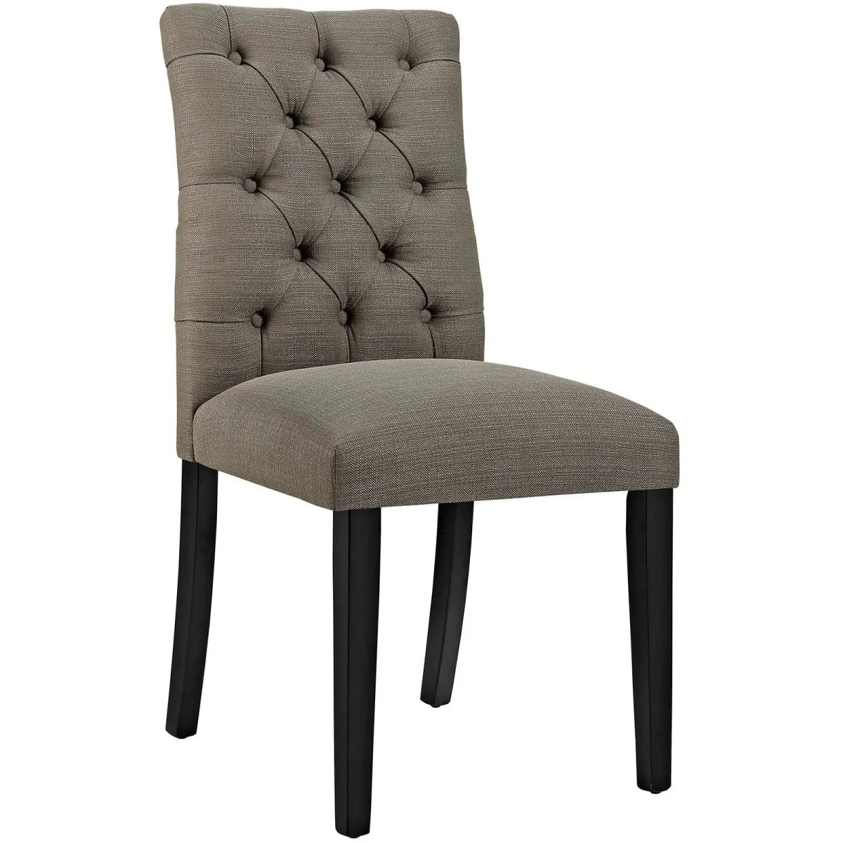 Tufted Button Back Fabric Dining Chair Set of 2 - Image 18