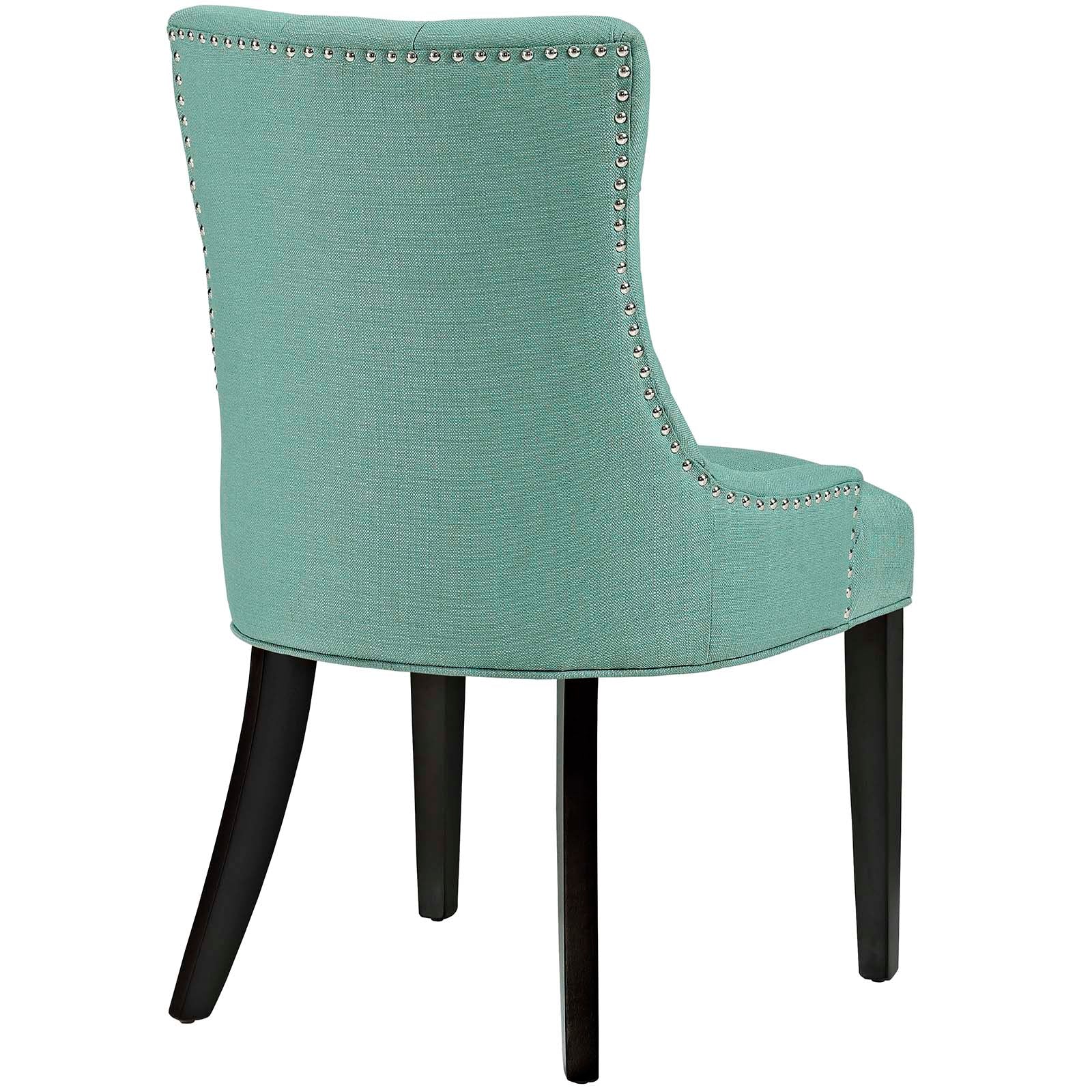 Tufted Fabric Dining Chair with Nailhead Trim - Image 19