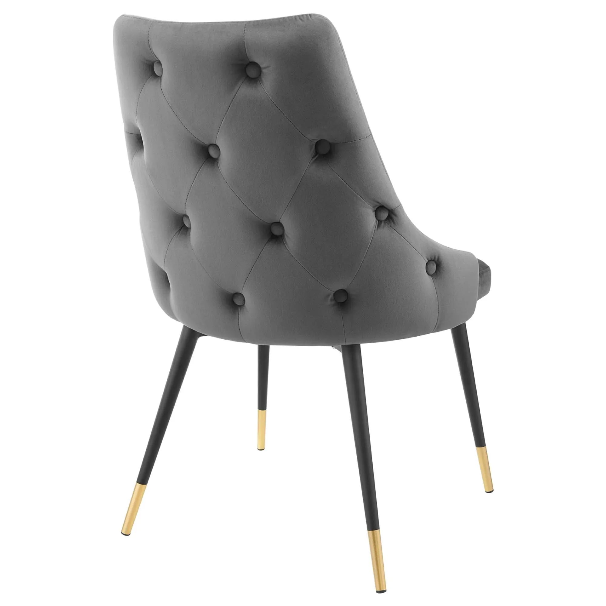 Tufted Performance Velvet Dining Side Chair with Tapered Legs - Image 28