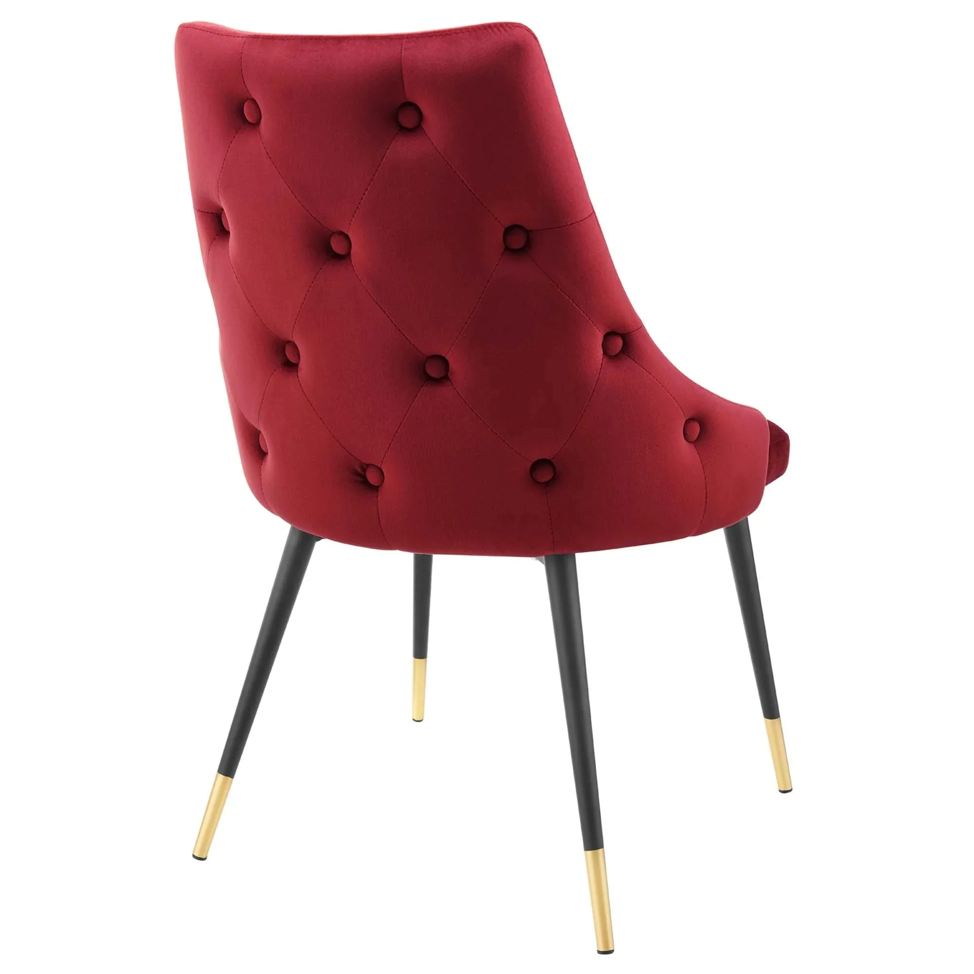 Tufted Performance Velvet Dining Side Chair with Tapered Legs - Image 43