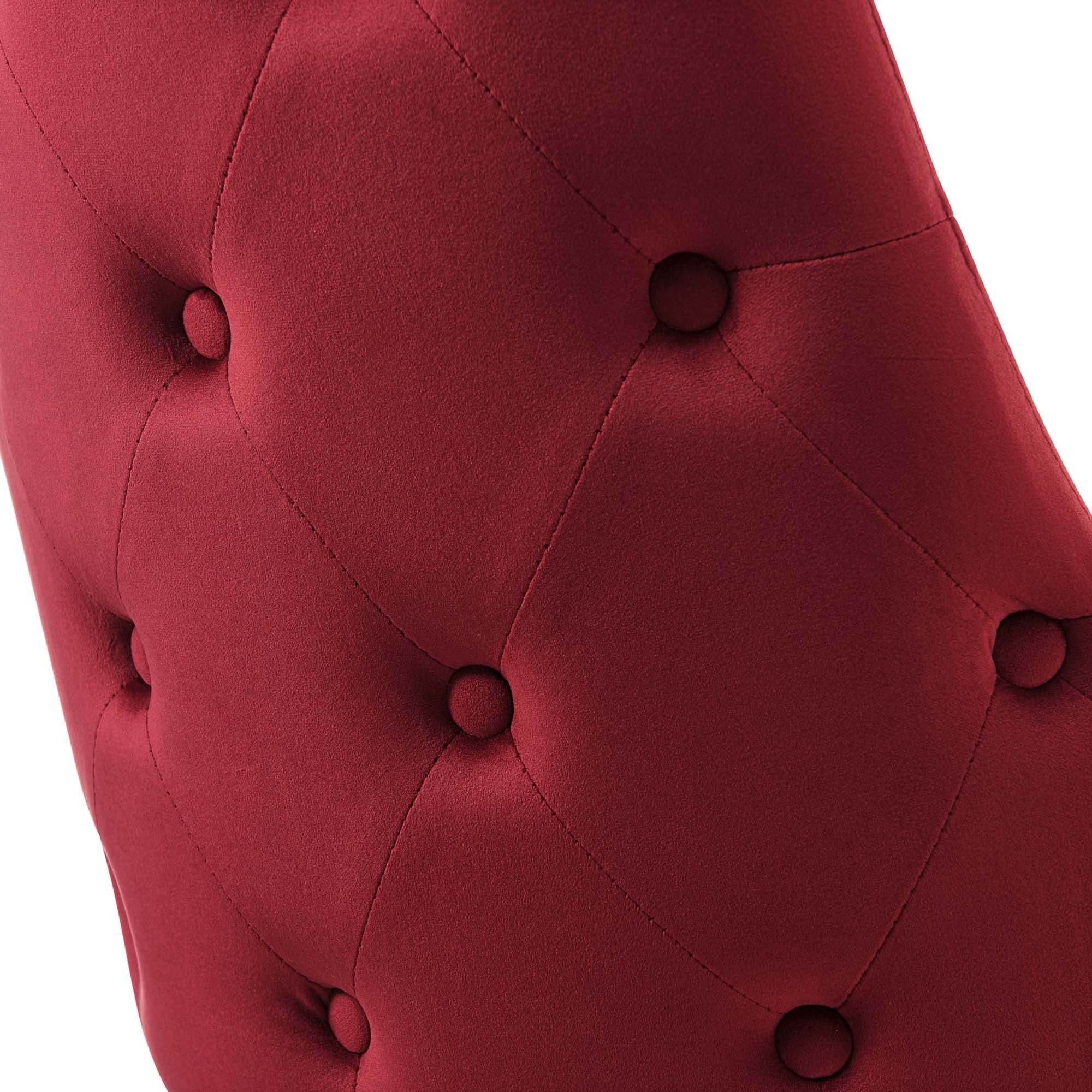 Tufted Performance Velvet Dining Side Chair with Tapered Legs - Image 45