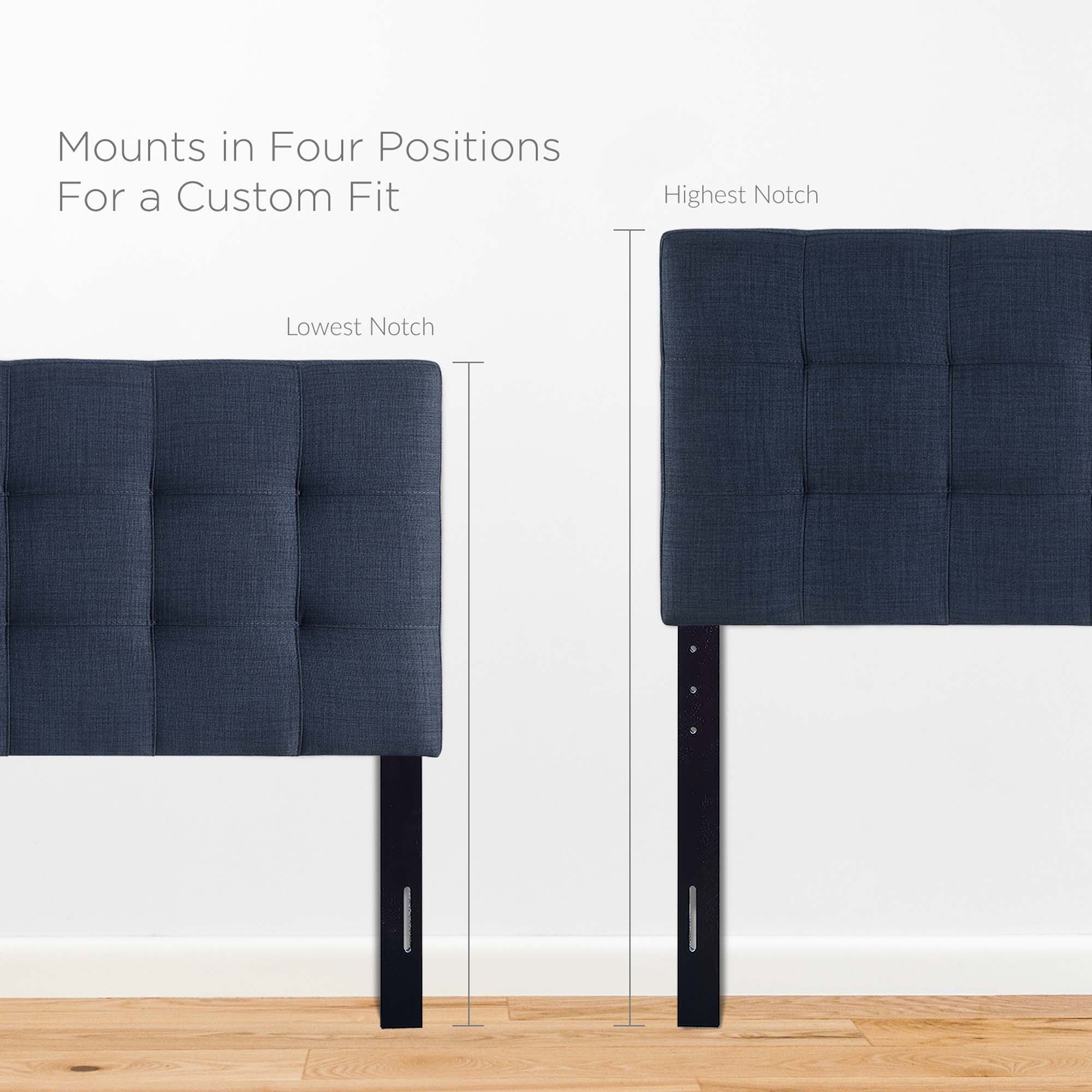 Tufted Upholstered Fabric Headboard - Image 104