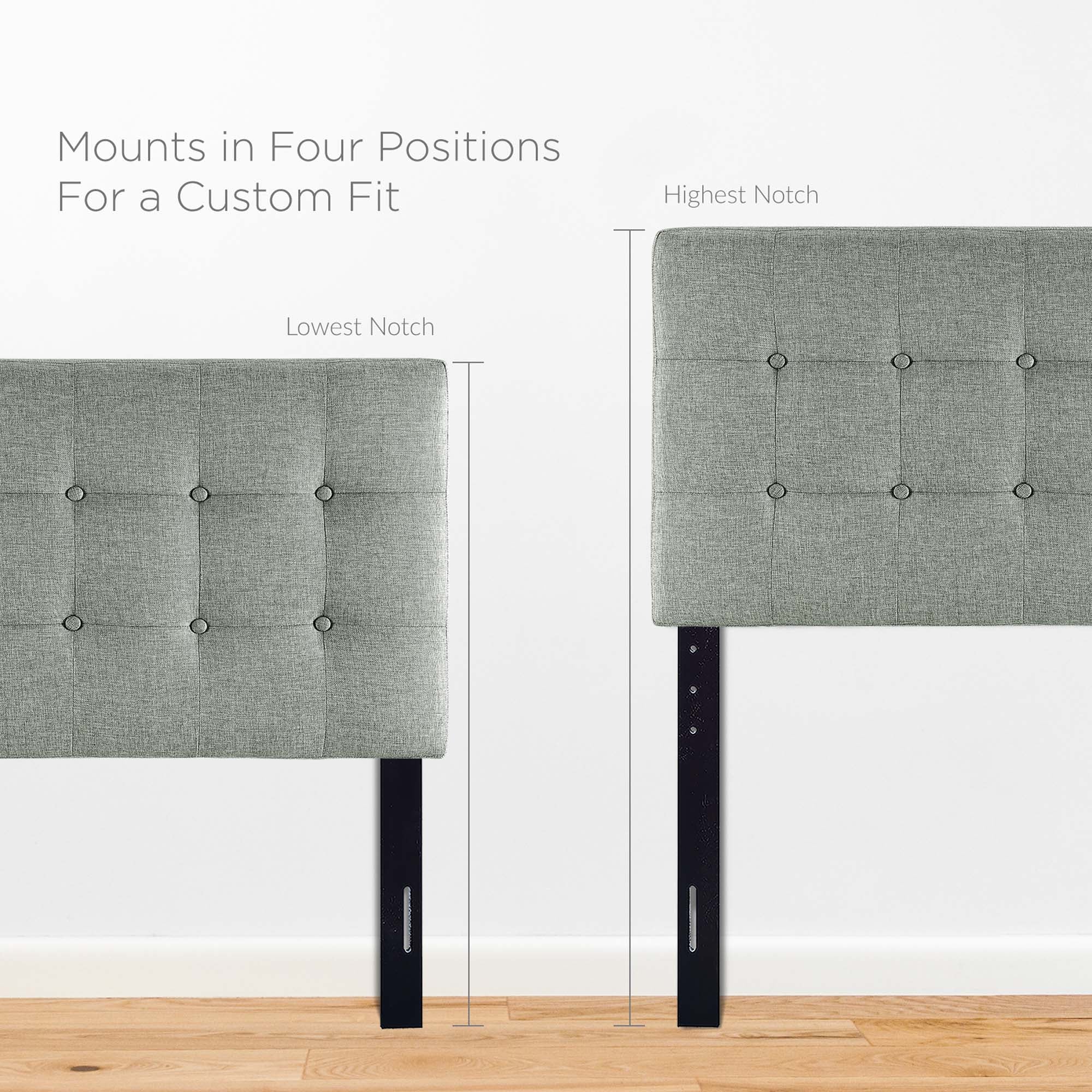 Tufted Upholstered Fabric Headboard - Image 11
