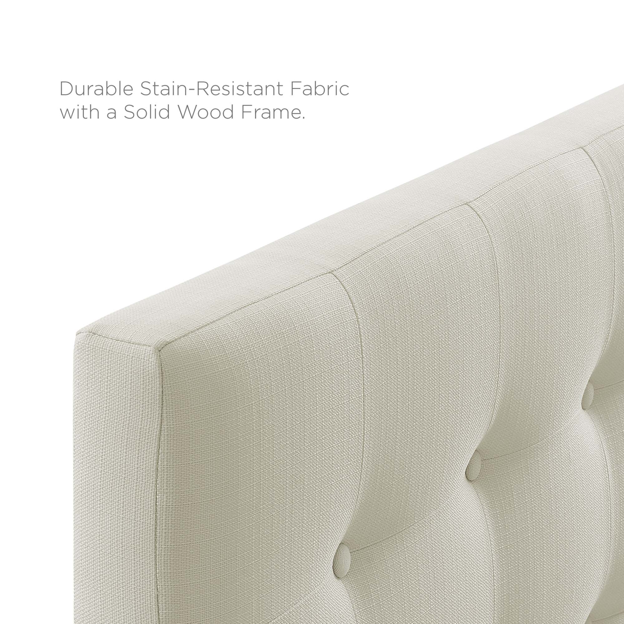 Tufted Upholstered Fabric Headboard - Image 110