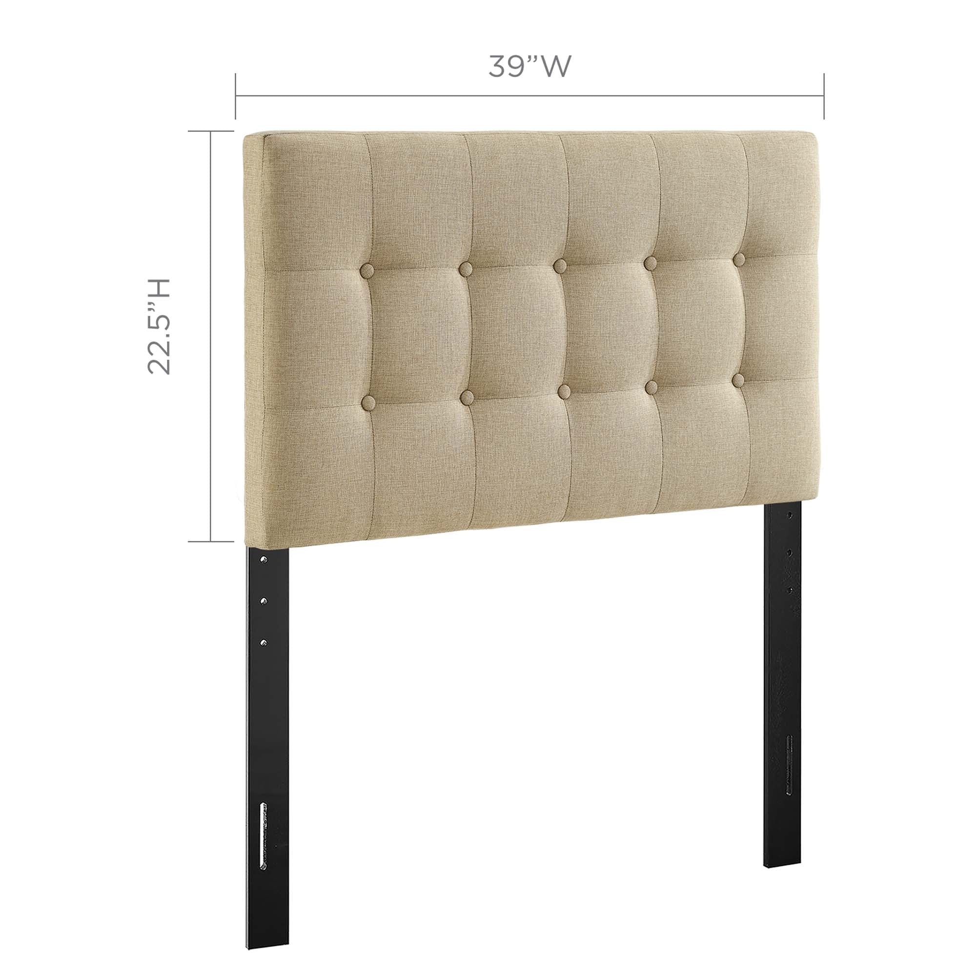 Tufted Upholstered Fabric Headboard - Image 4
