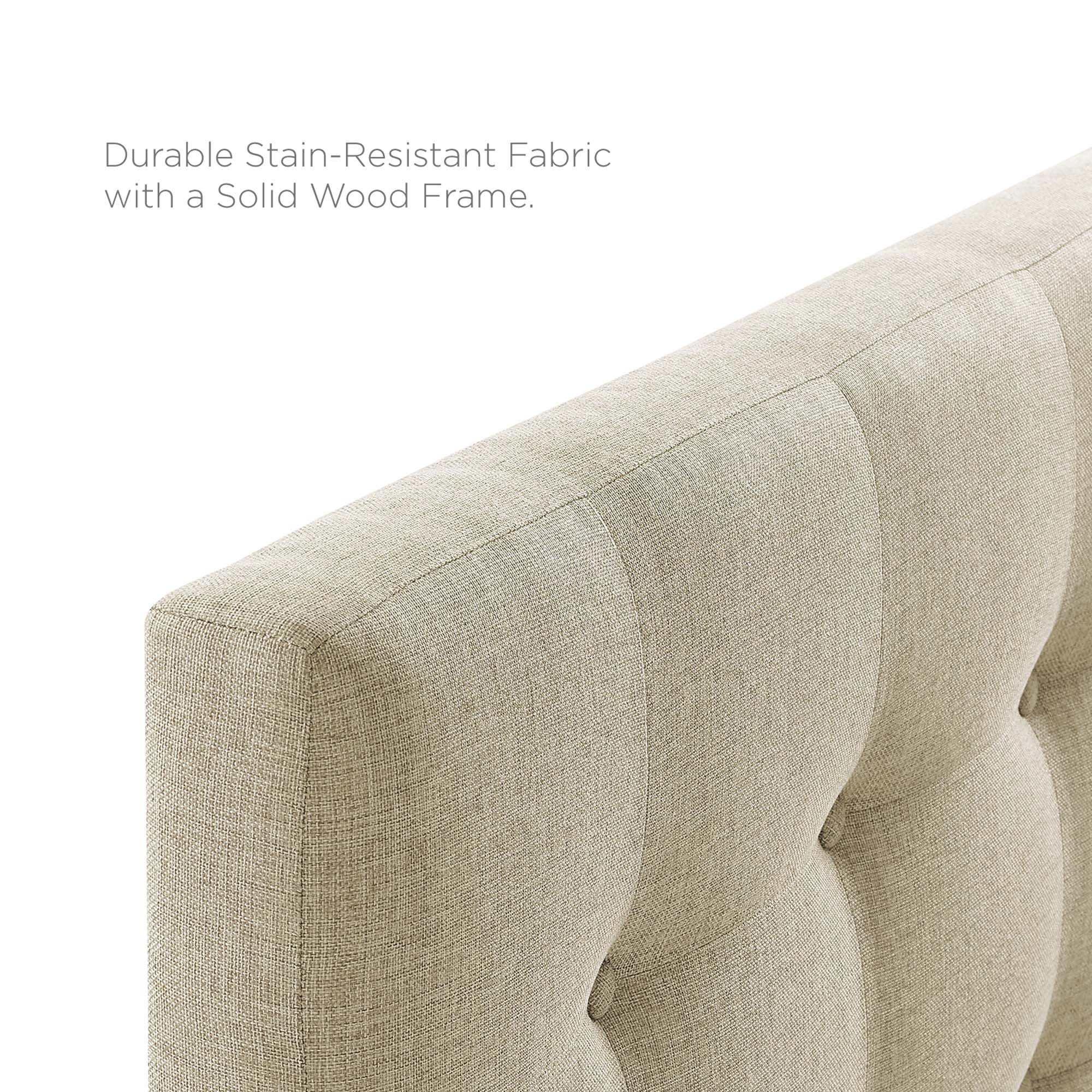 Tufted Upholstered Fabric Headboard - Image 67