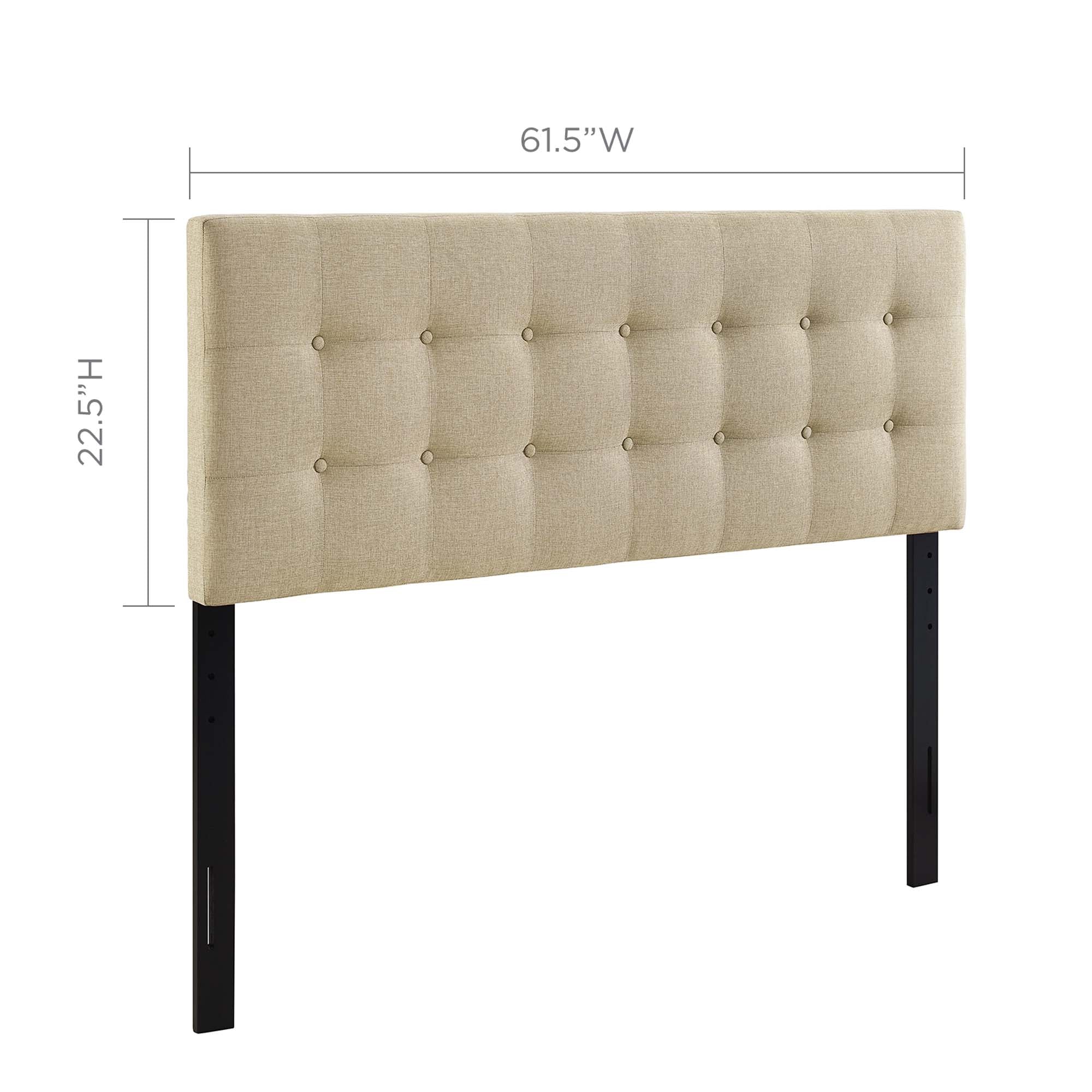 Tufted Upholstered Fabric Headboard - Image 68