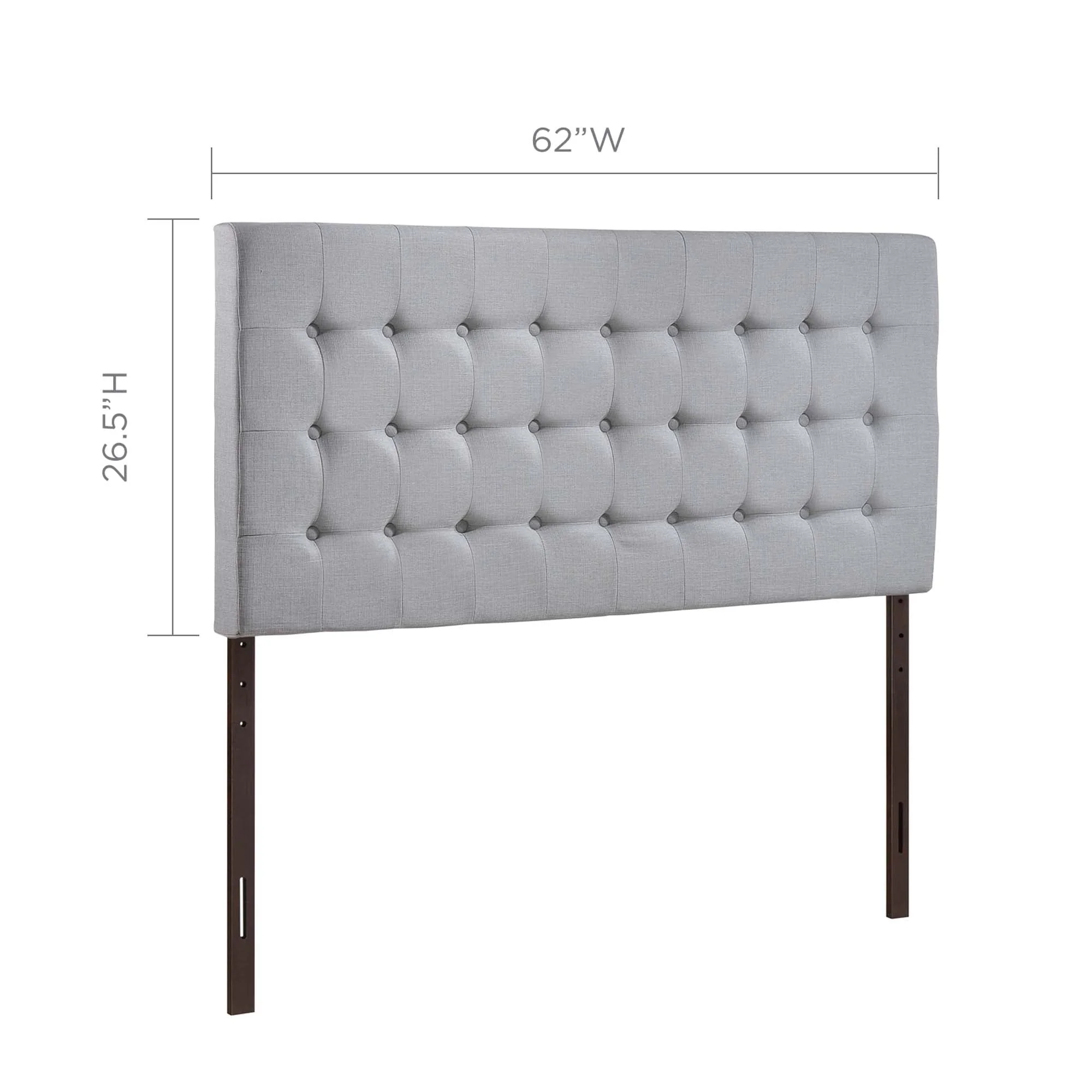 Tufted Upholstered Headboard with Deep Button Detailing - Image 4