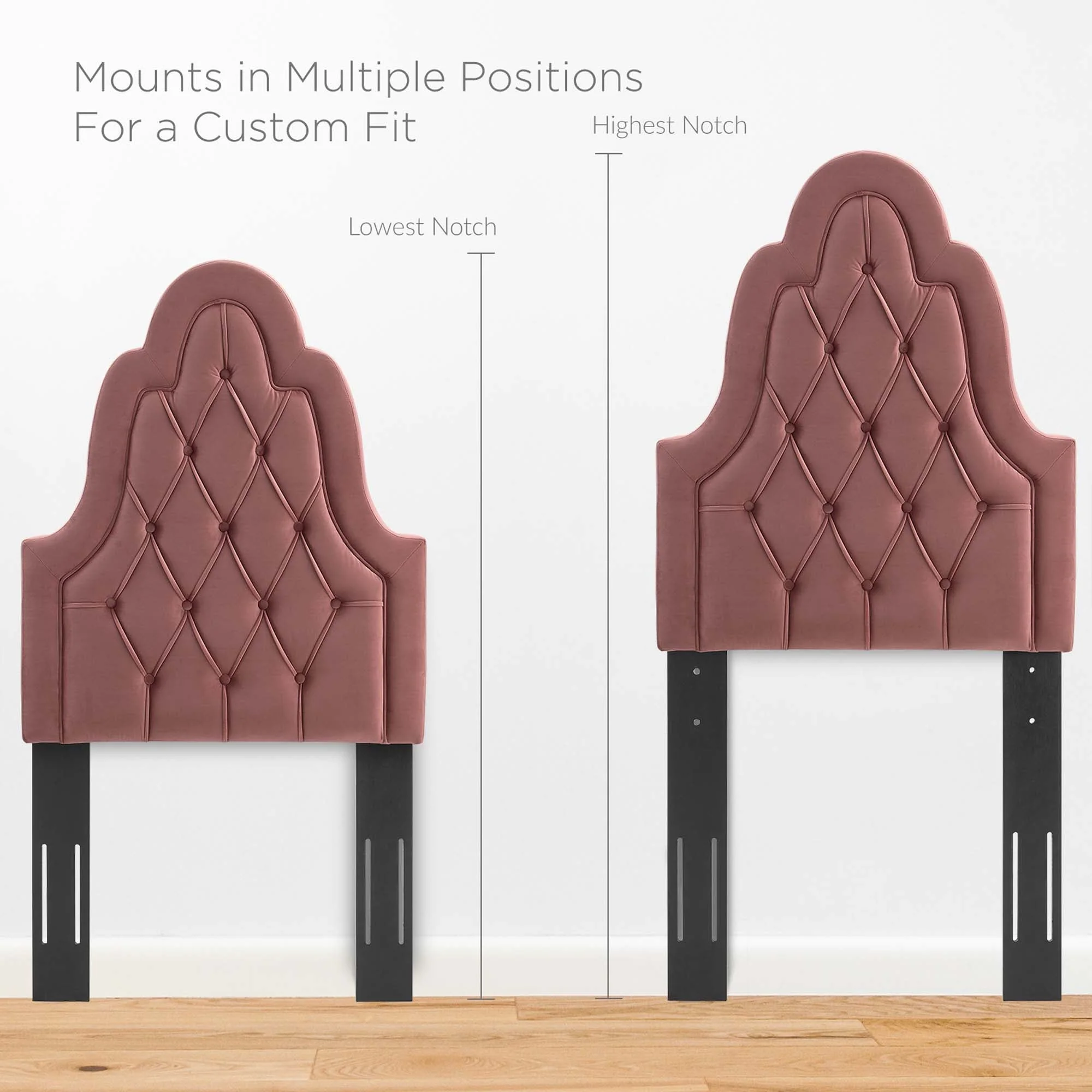 Tufted Upholstered Headboard with French Piping Detail - Image 8