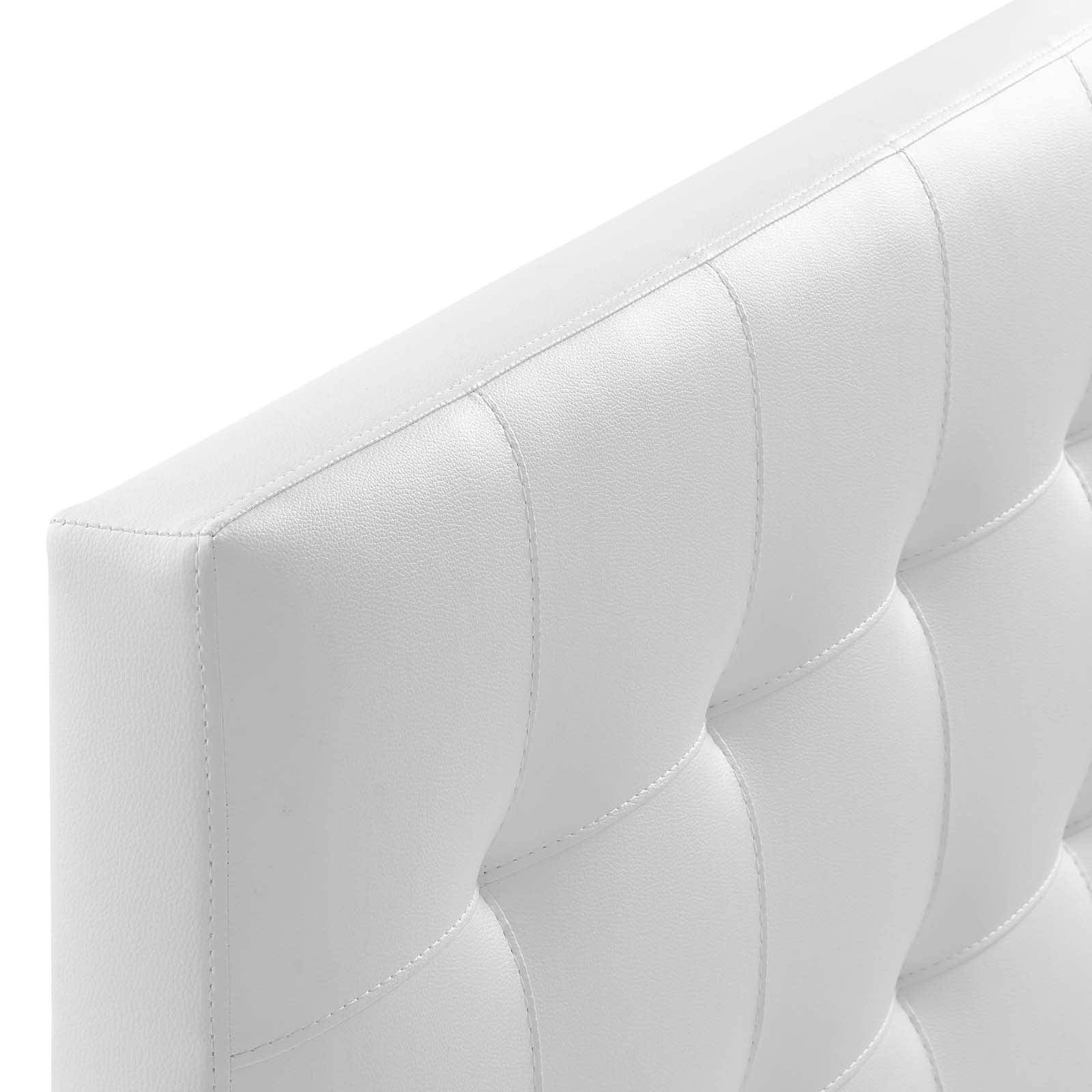 Tufted Upholstered Vinyl Headboard - Image 44