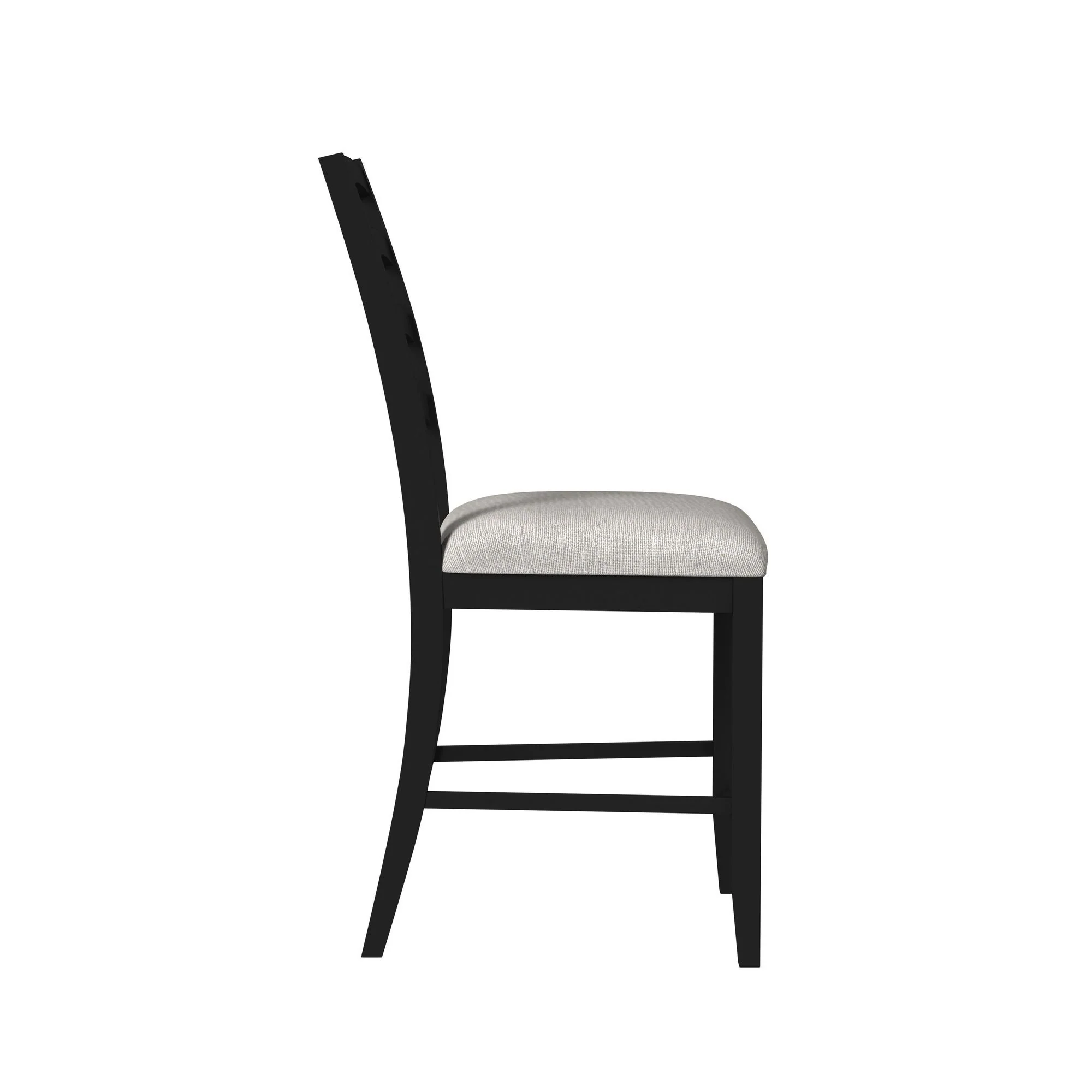 Tulane - 5 Piece Dining Set (Counter Table & 4 Counter Chairs) - Oak & Black - Image 3