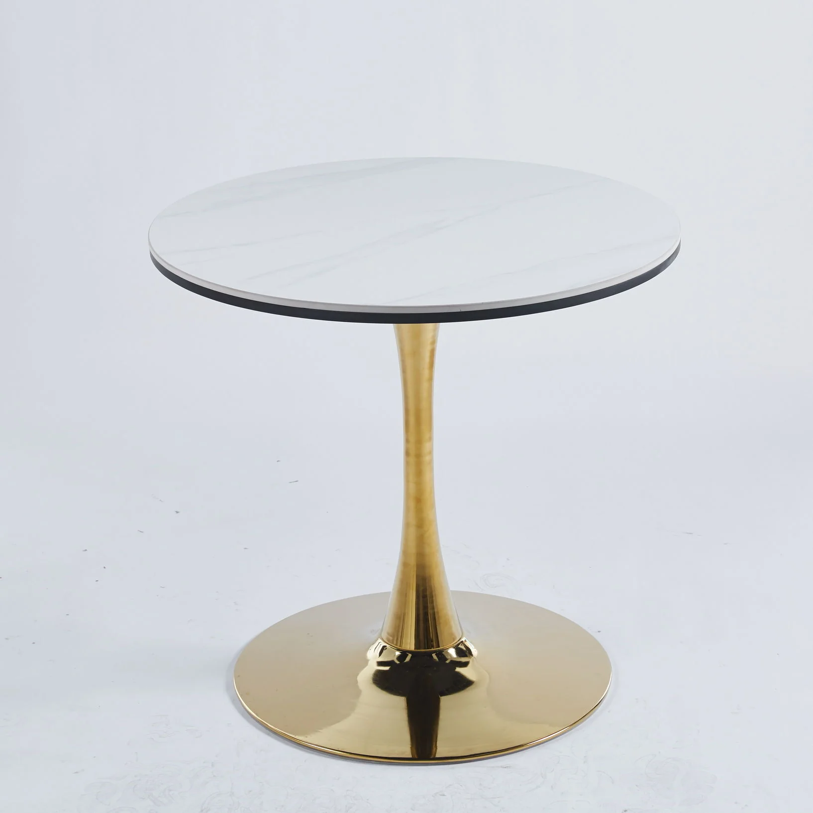 Tulip Table Mid-Century Dining Table With Round Table Top, Pedestal Dining Table, End Table Leisure Coffee Table