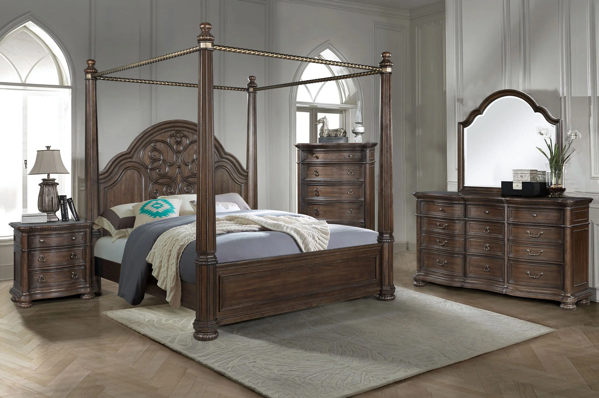 Tuscany - Dresser - Warm Mahogany - Image 4