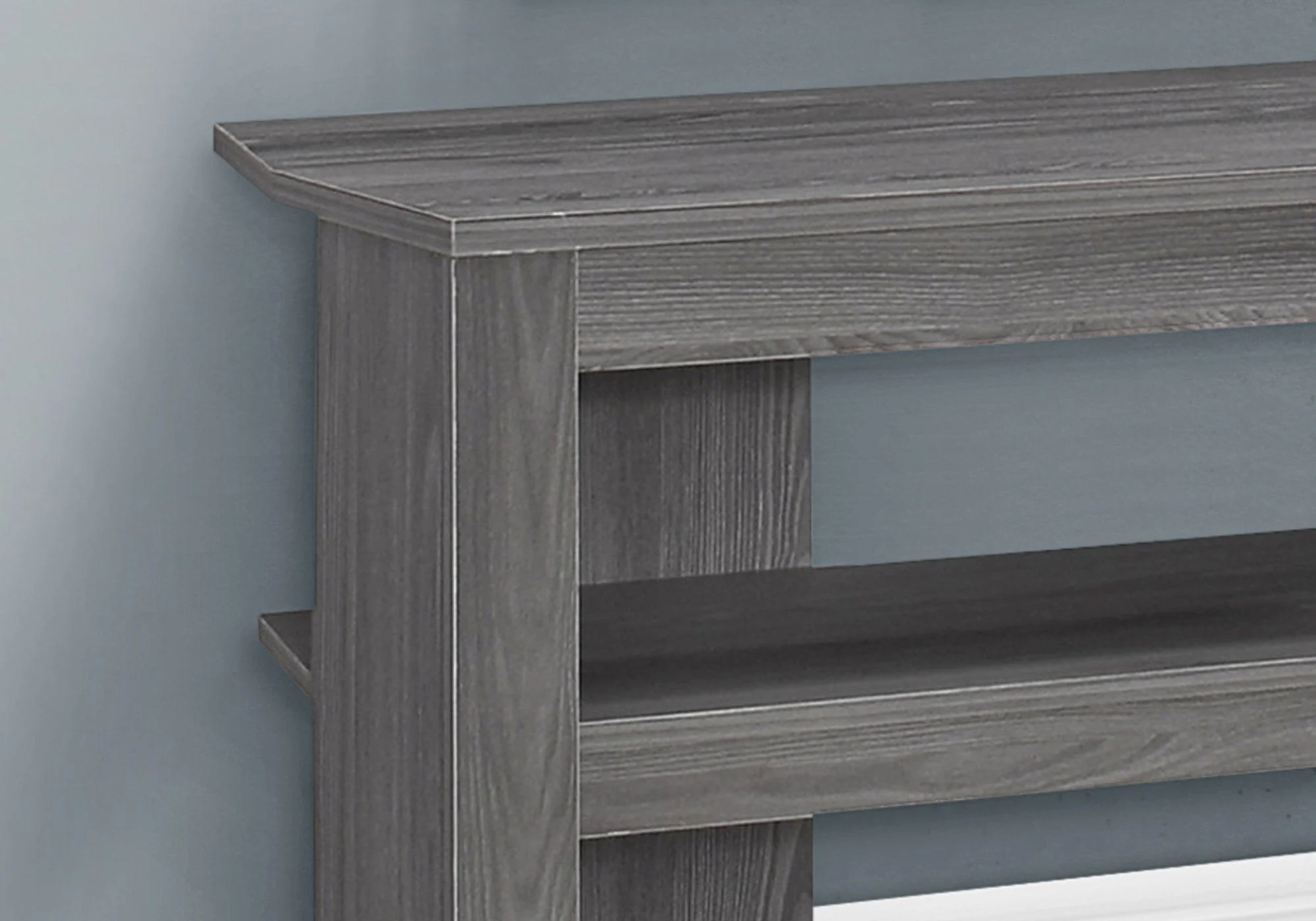 TV Stand, Console, Media Entertainment Center, 3 Storage Shelves - Image 7