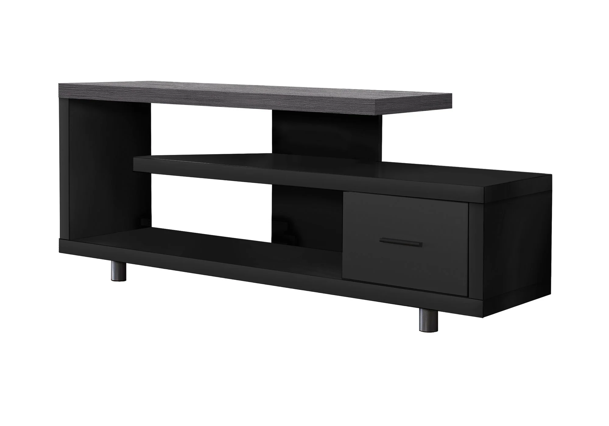 TV Stand, Console, Media Entertainment Center Storage Cabinet, Contemporary & Modern - Image 12