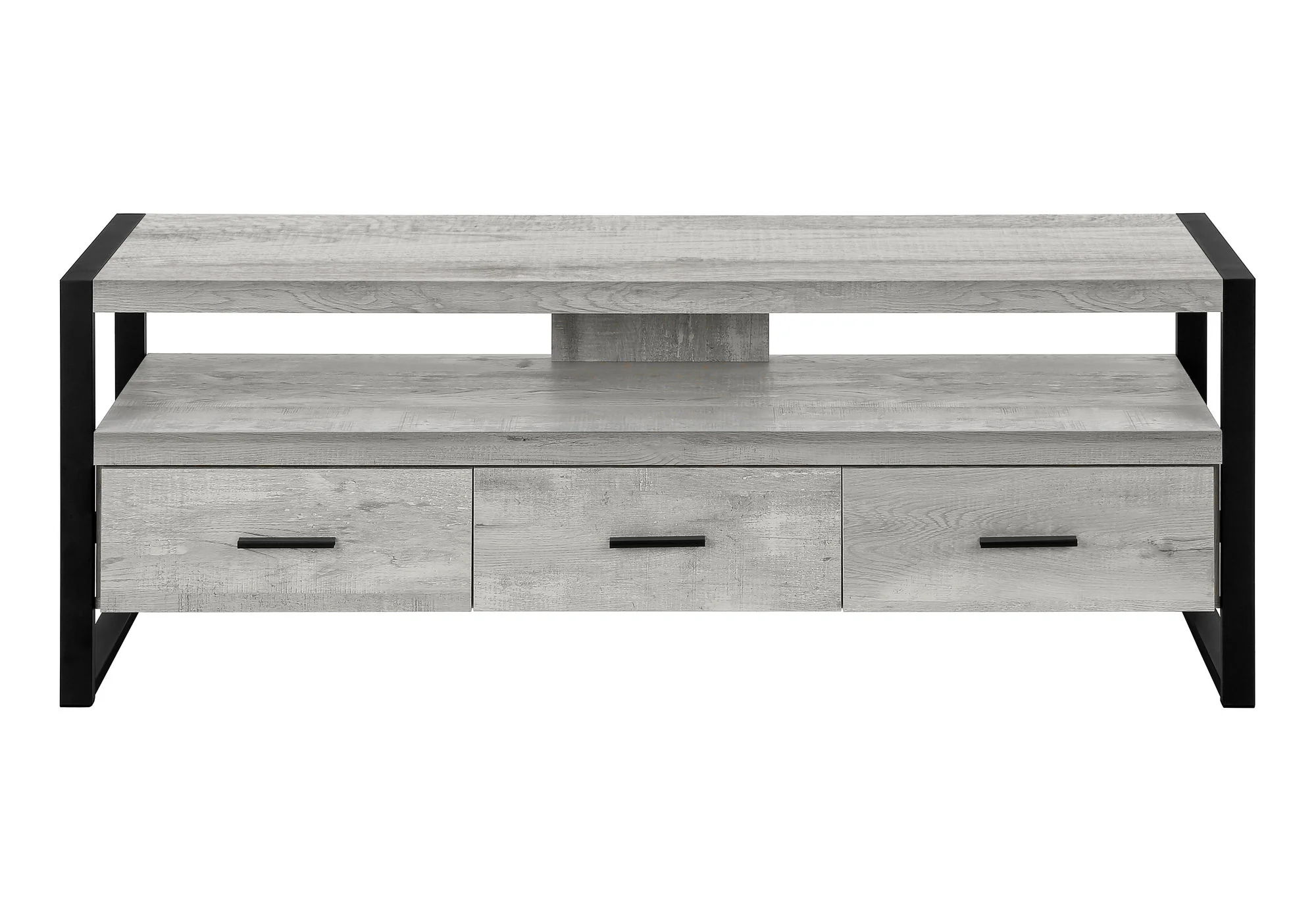 TV Stand, Console, Media Entertainment Center, Storage Drawers, Modern - Image 14