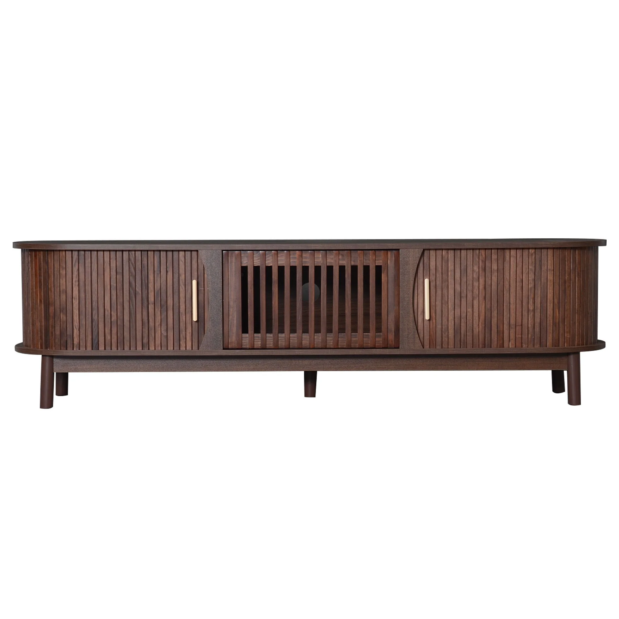 TV Stand, Entertainment Center With Storage - Image 2