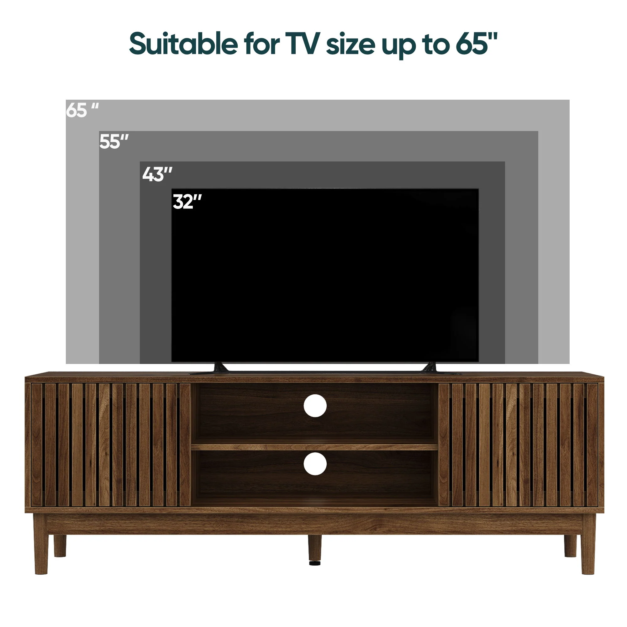 TV Stand With Storage - Image 6