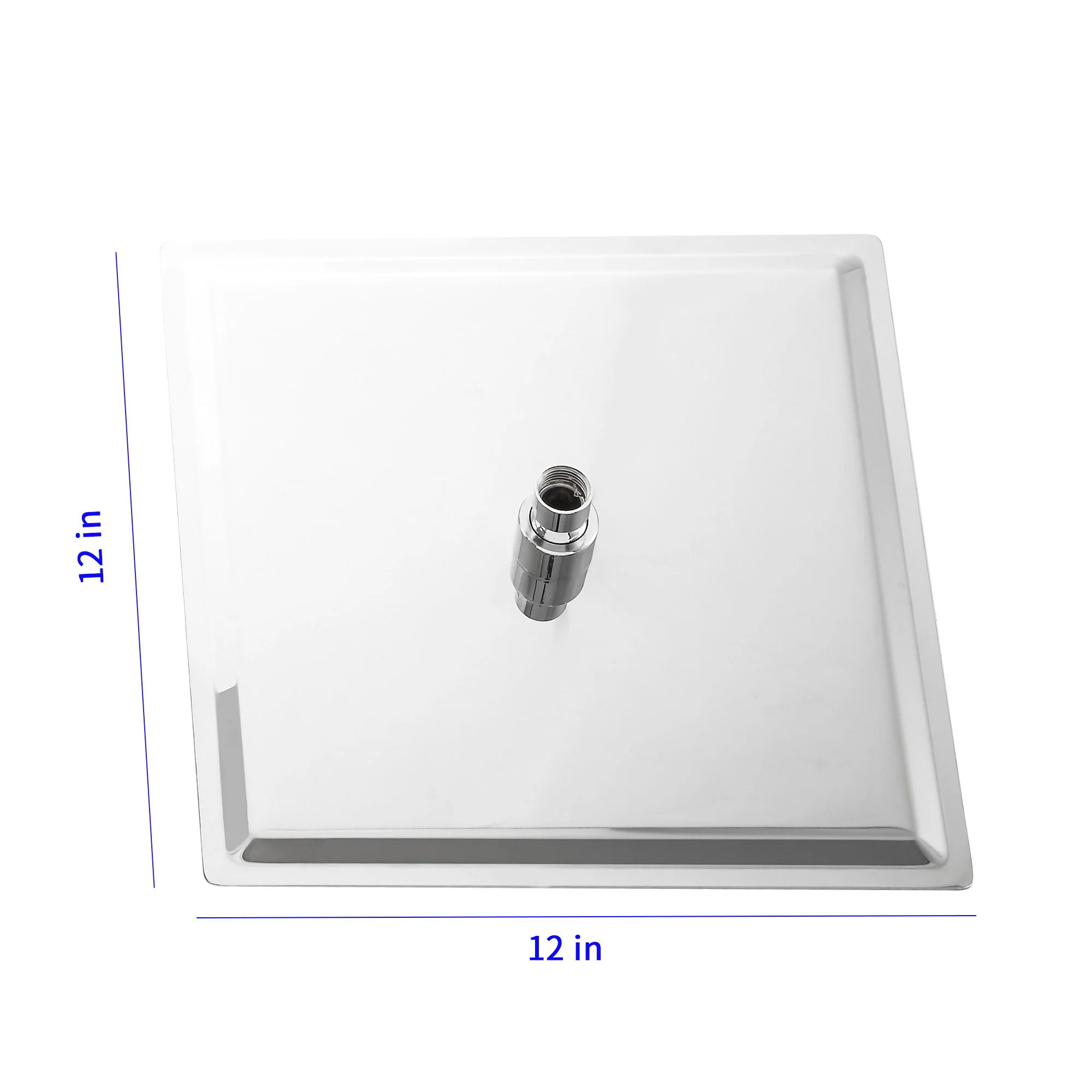 Ultra Thin Square Rainfall Shower Head Stainless Steel, Wall Or Ceiling Mount - Image 10