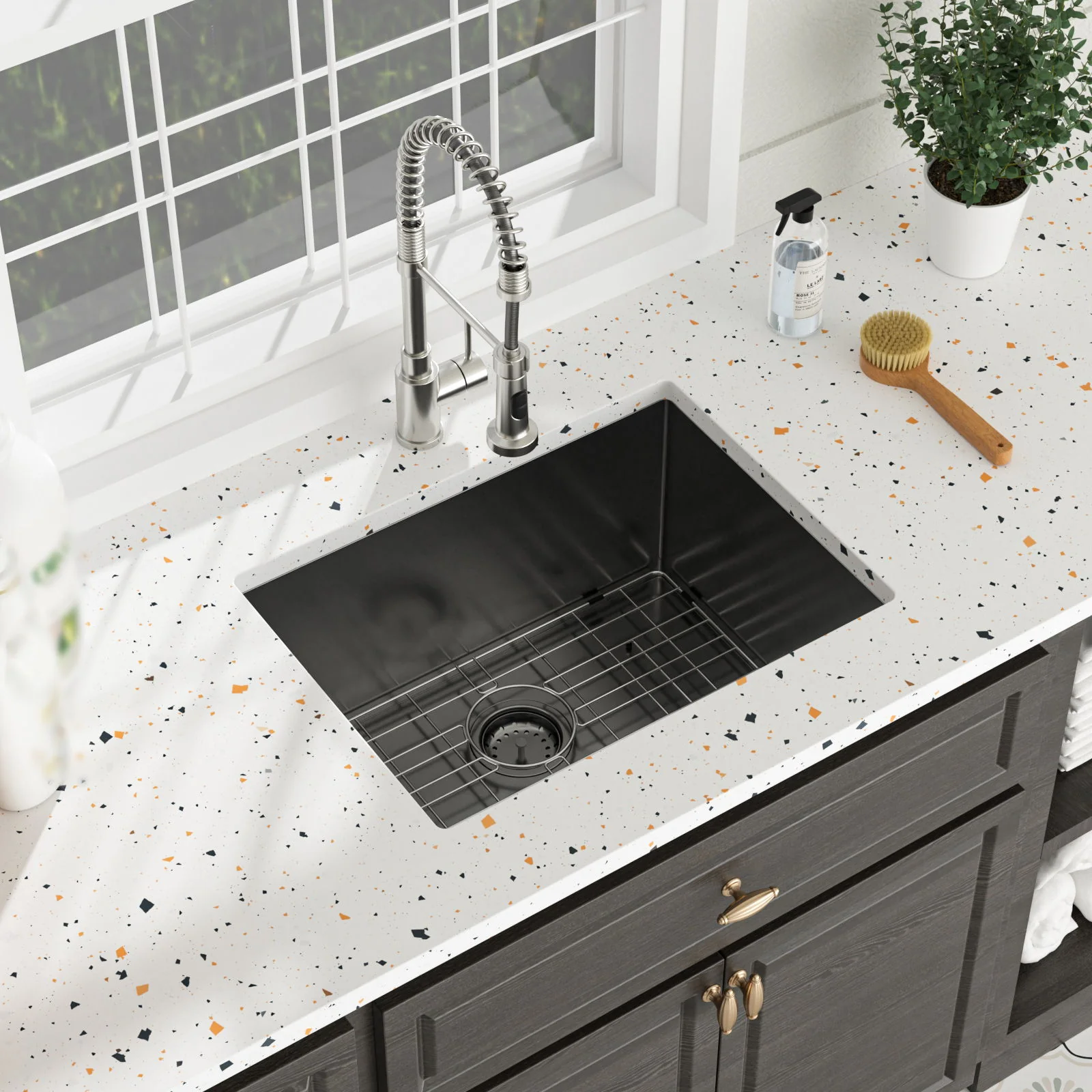 Undermount Kitchen Sink With Deep Single Bowl - Image 9