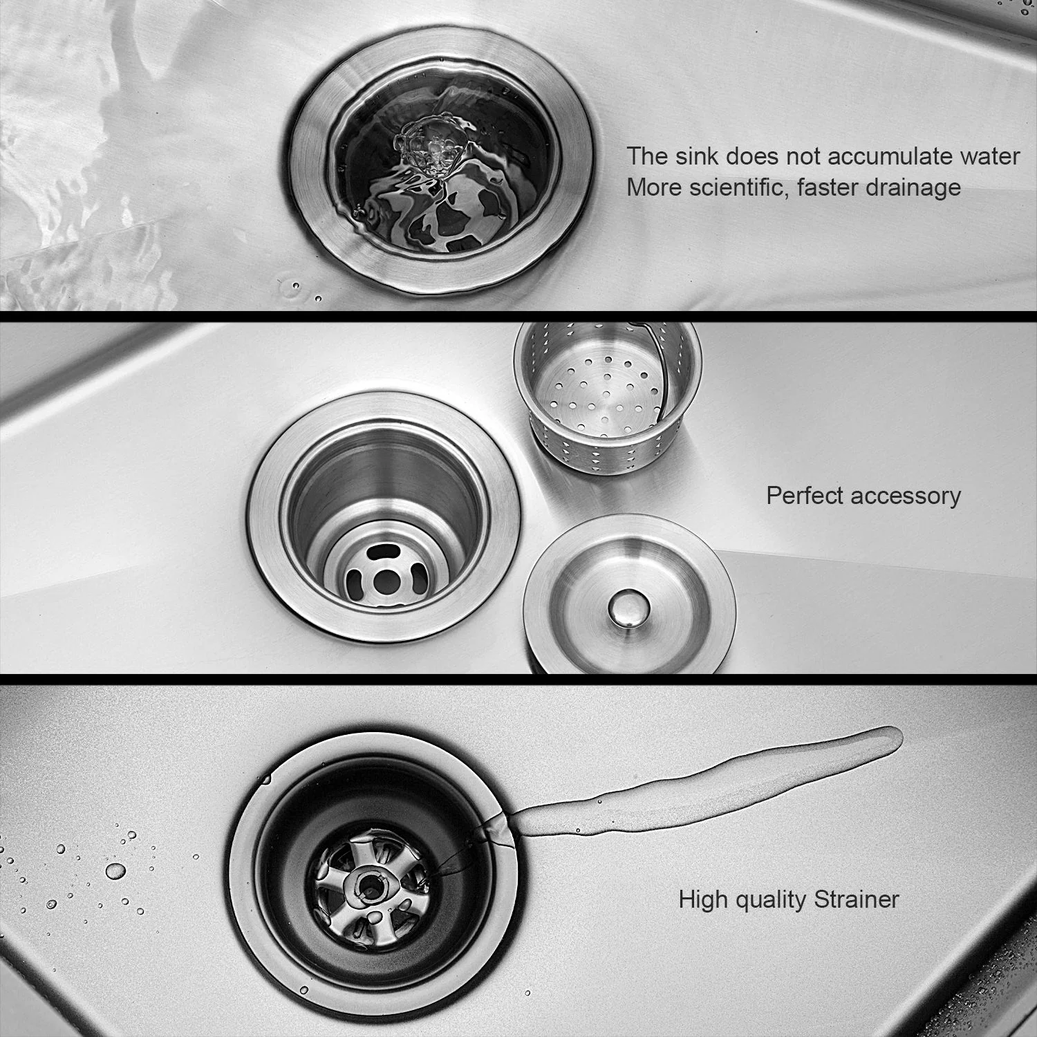 Undermount Stainless Steel Kitchen Sink, Deep Single Bowl Basin - Image 18