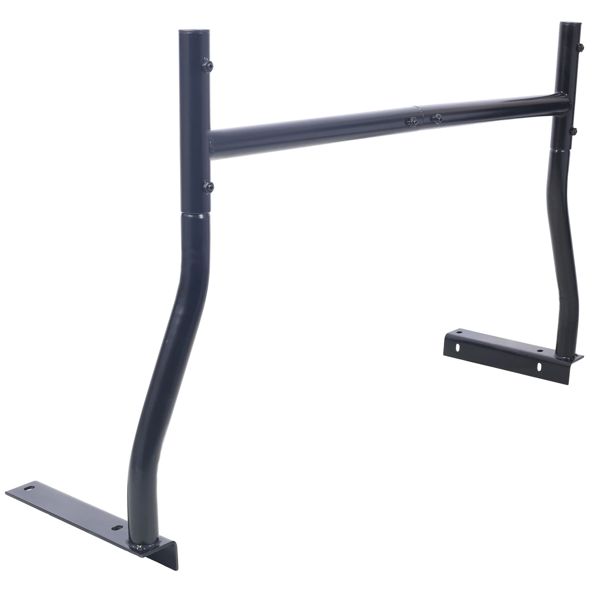 Universal Pick-Up Truck Rack 650 Lbs Adjustable Fit 2-Bars Utility Ladder Truck Cargo Rack - Black - Image 6