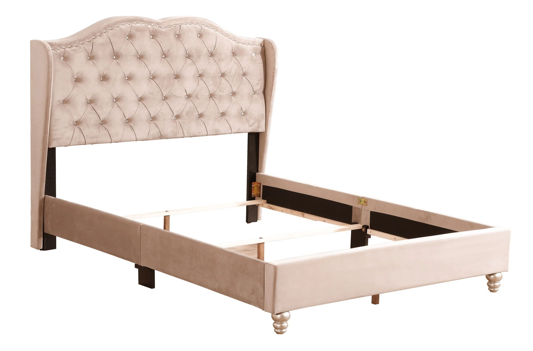 Upholstered Bed Transitional - Image 7