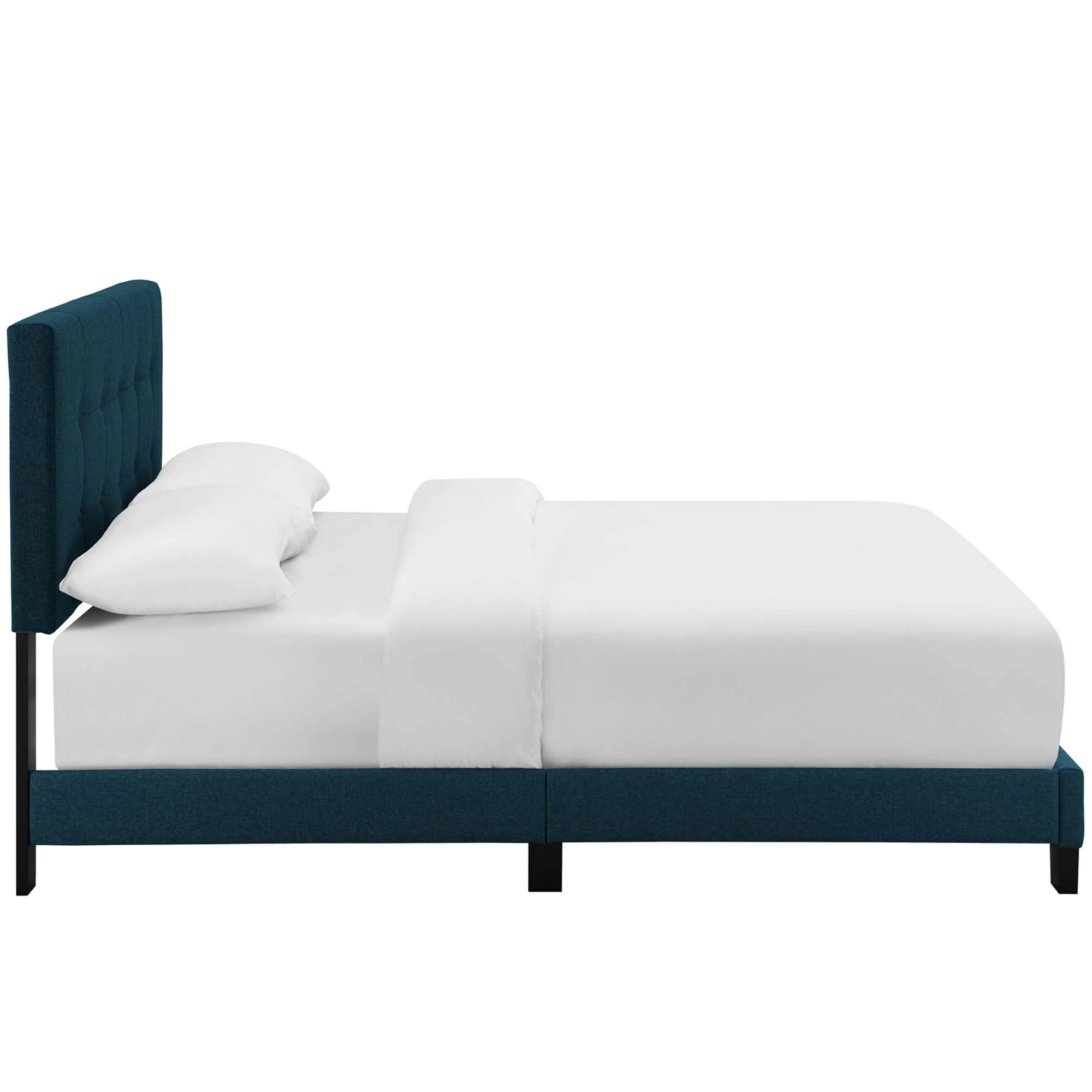 Upholstered Bed with Button Tufted Headboard - Image 34