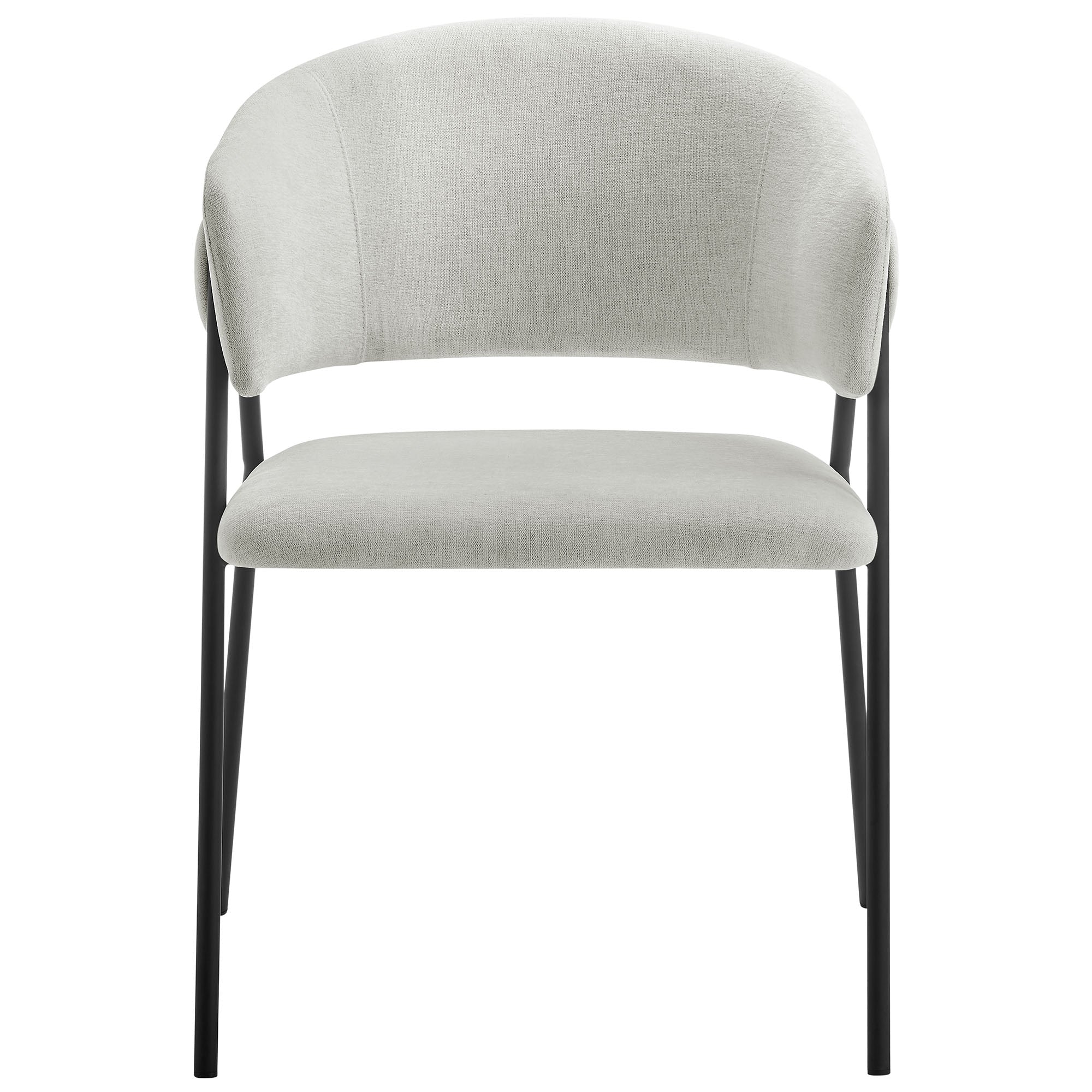 Upholstered Chenille Barrel Dining Chairs Set of 2 - Image 32