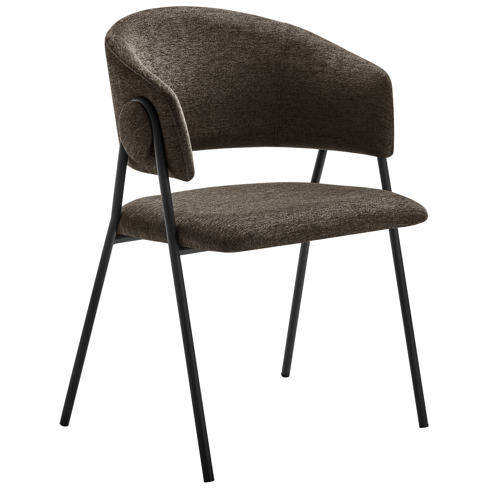 Upholstered Chenille Barrel Dining Chairs Set of 2 - Image 45