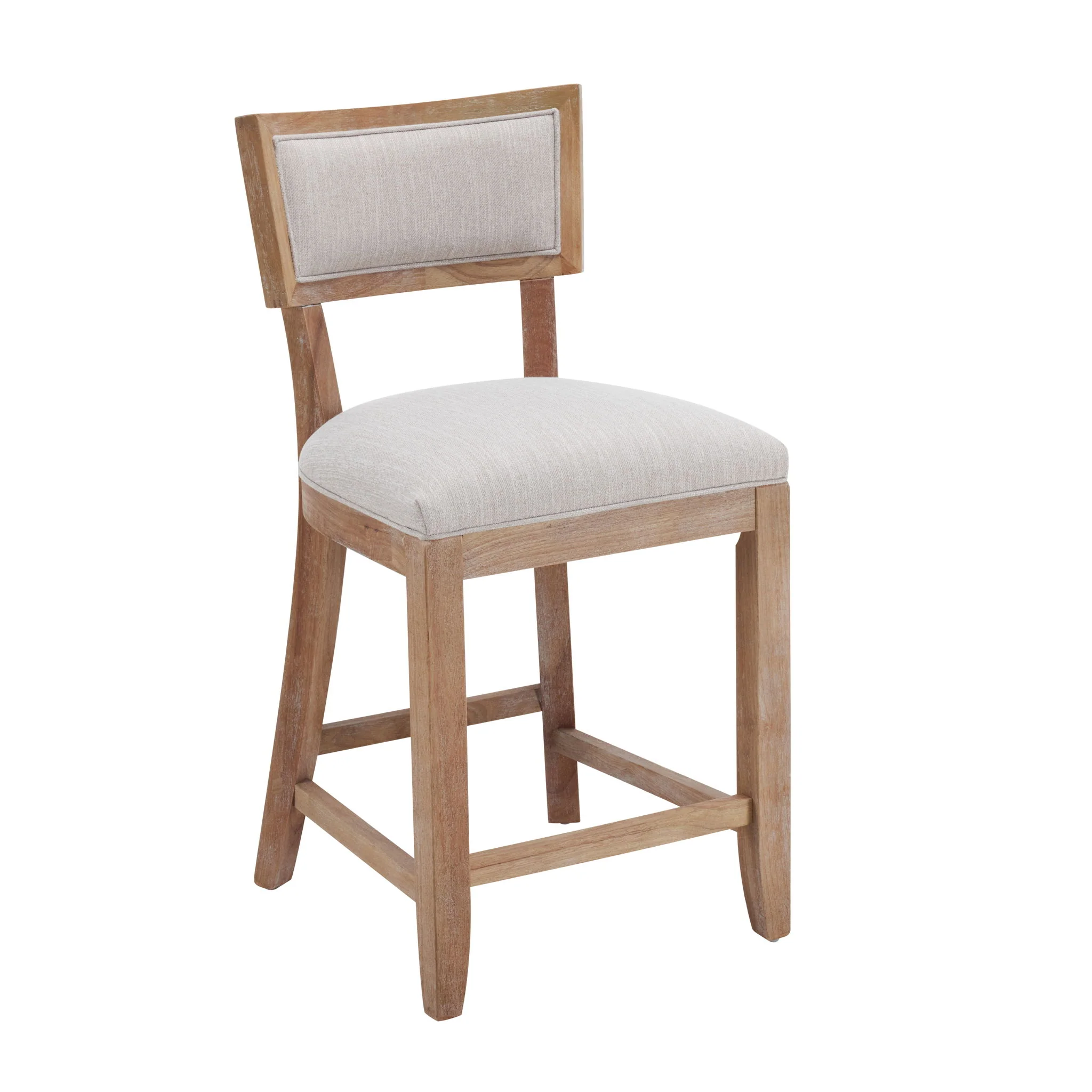 Upholstered Counter Height Bar Stools With Comfy Back (Set of 2) - Image 18