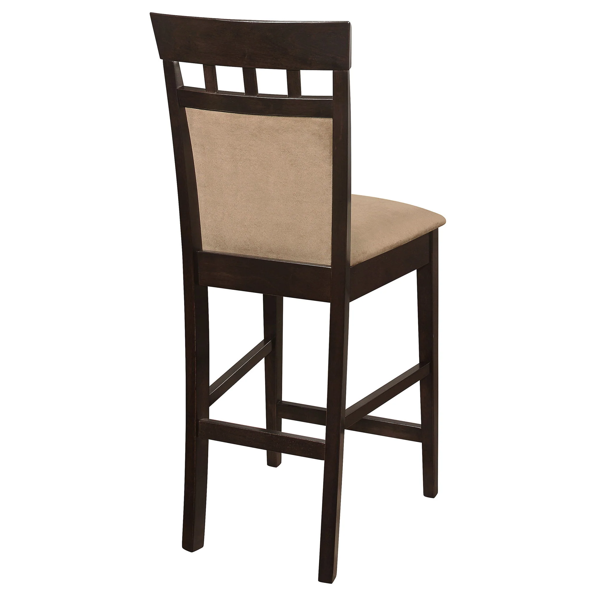 Upholstered Counter Height Stools (Set of 2) - Beige / Brown - Image 3