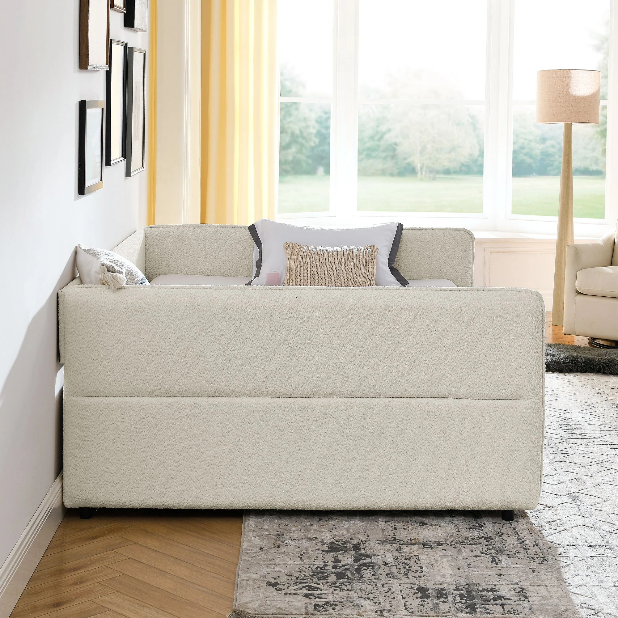Upholstered Daybed & 2 Drawers - Image 42