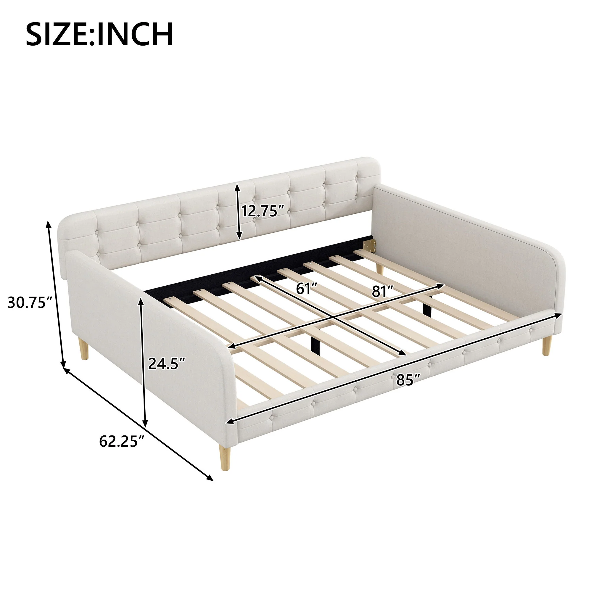 Upholstered Daybed - Image 41