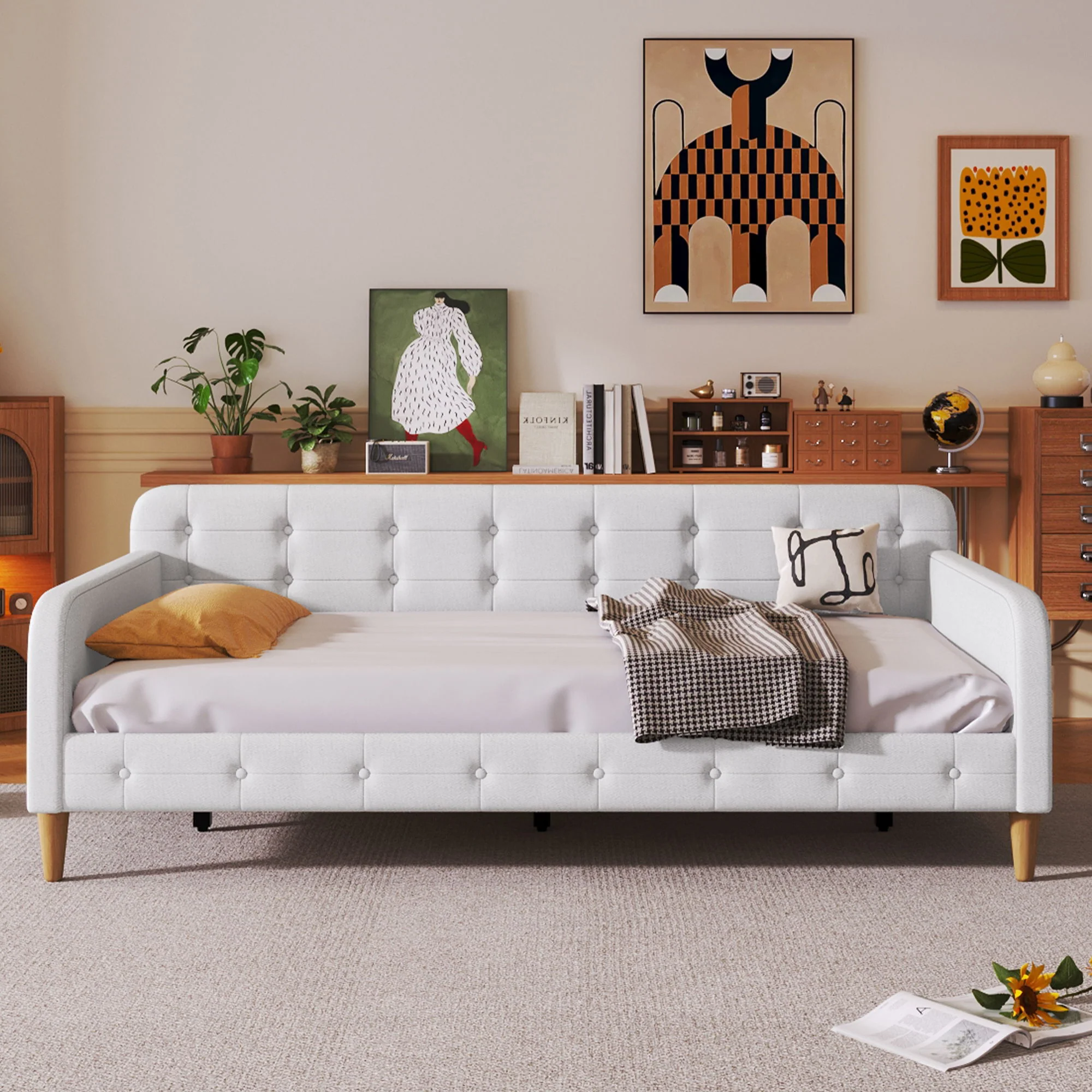 Upholstered Daybed & Modern Design - Image 3