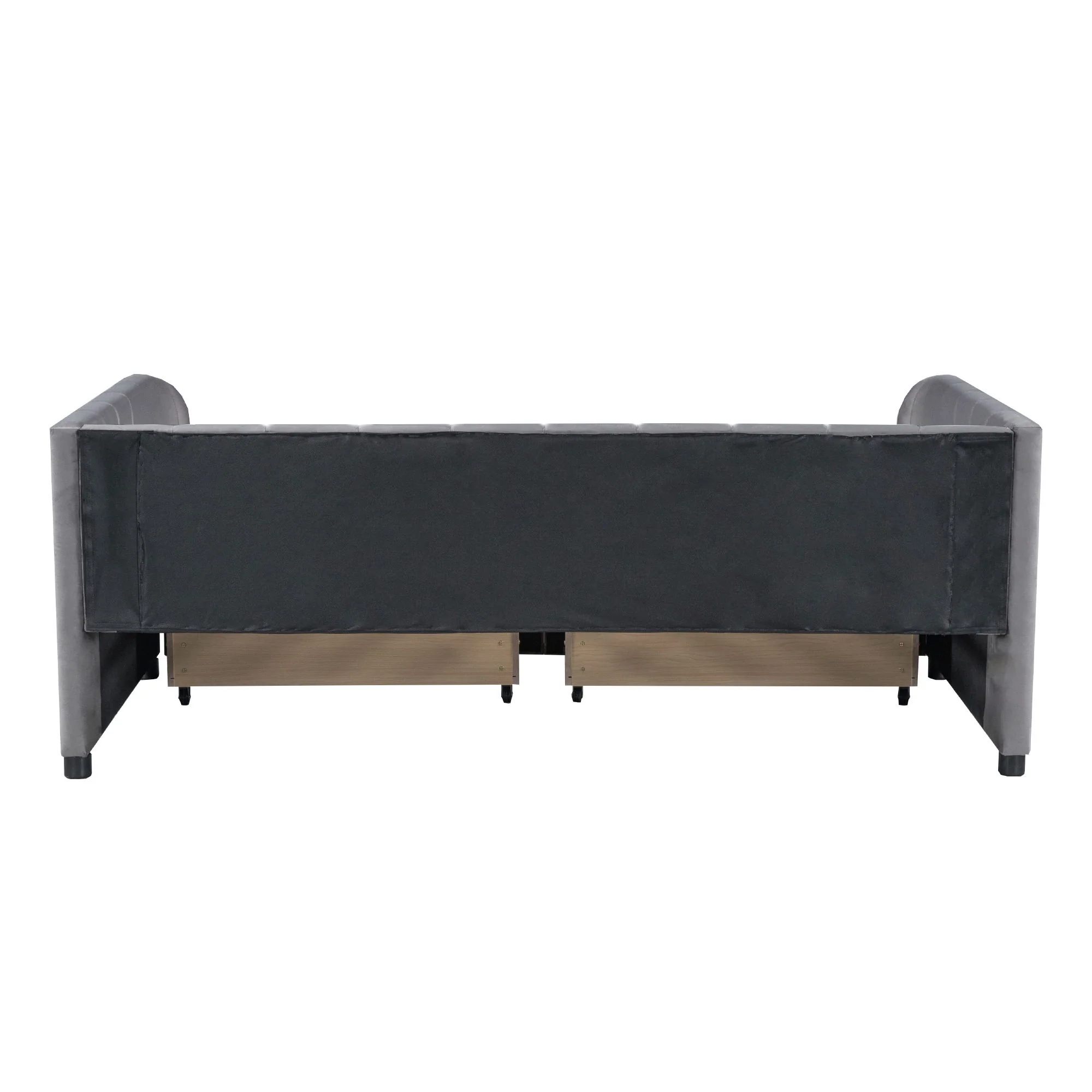 Upholstered Daybed With Ergonomic Design Backrest - Image 24