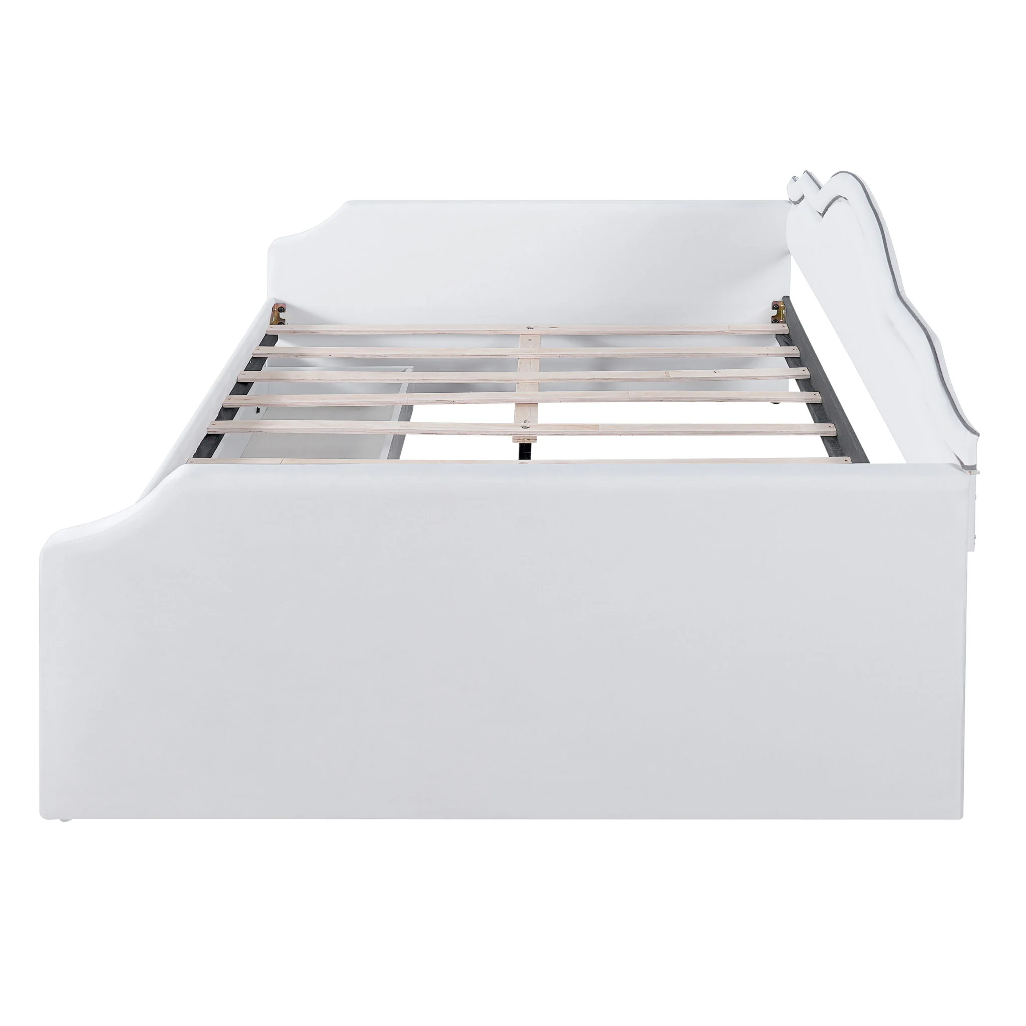 Upholstered Daybed With LED Lights And 2 Drawersme - Image 7