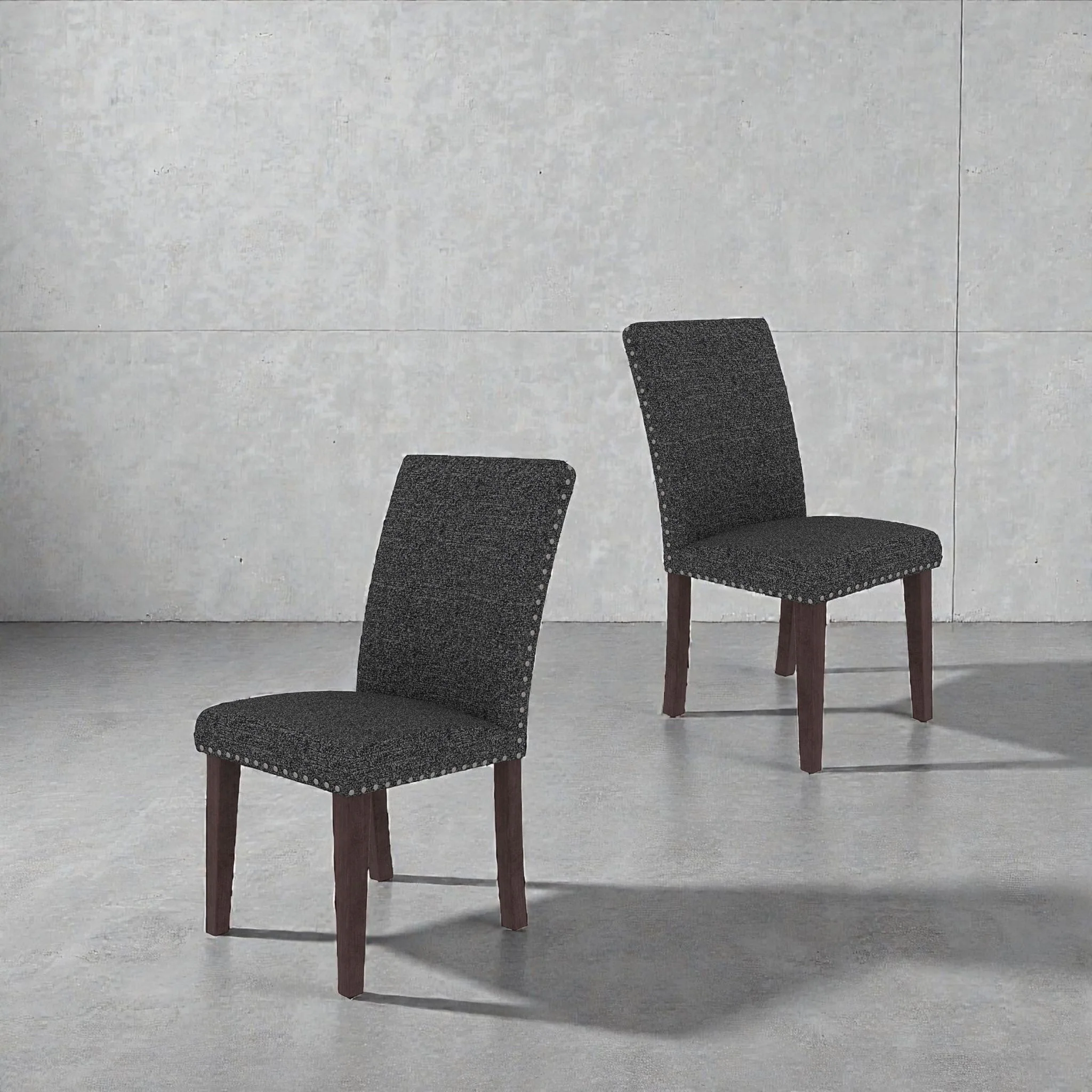 Upholstered Dining Chair With High Back Design (Set of 2) - Image 9