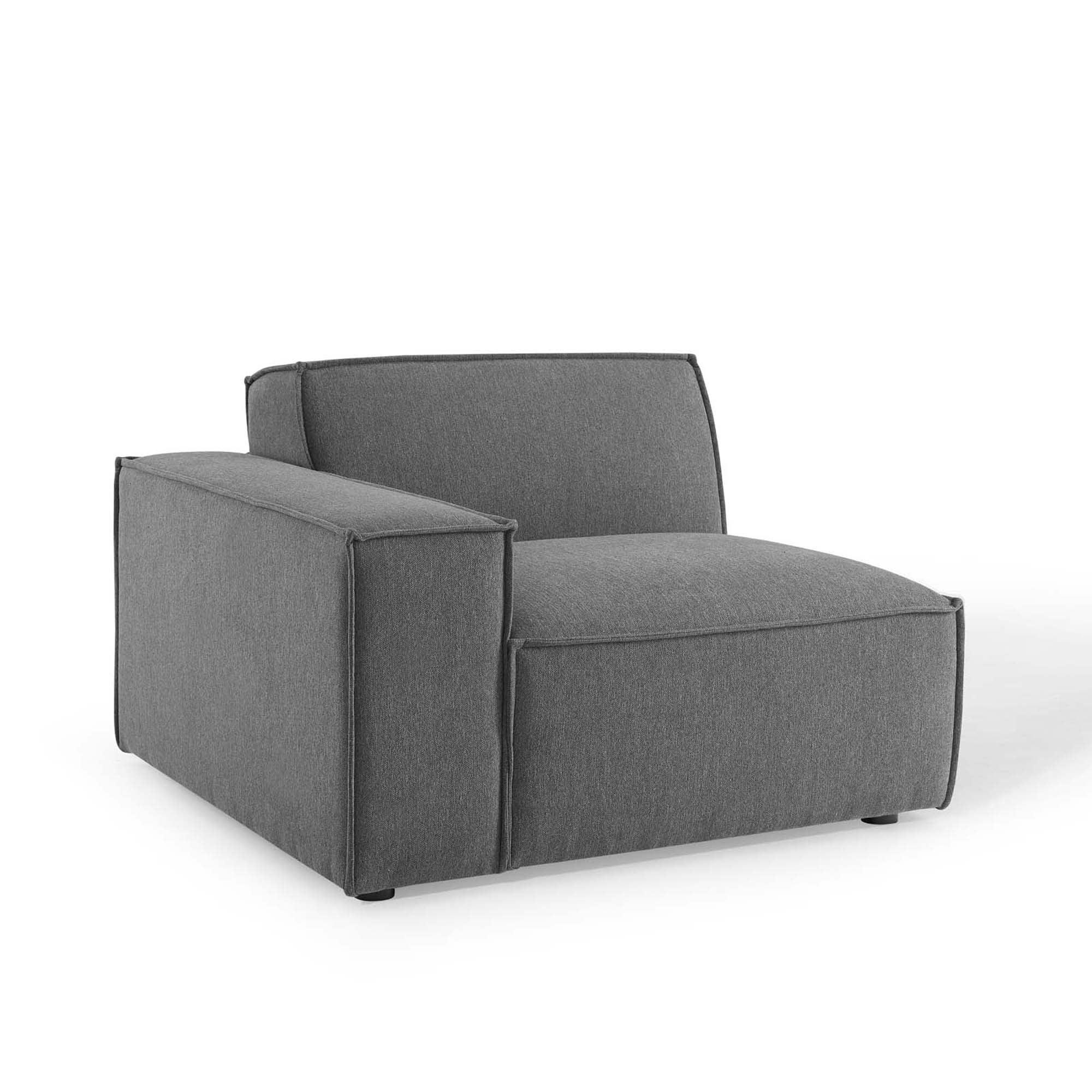 Upholstered Fabric 4-Piece Sectional Sofa - 164 Inch - Image 4