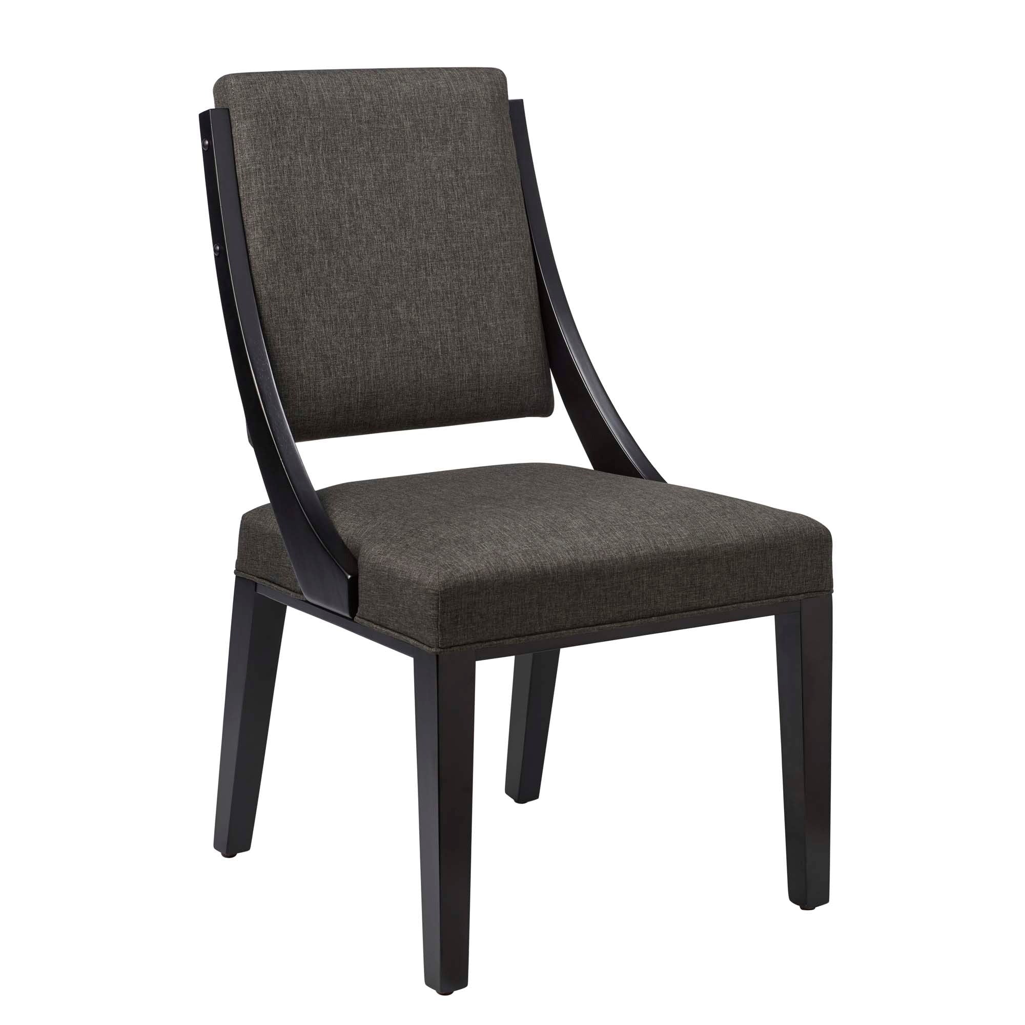 Upholstered Fabric Dining Chairs Set of 2 with Solid Wood Frame - Image 9
