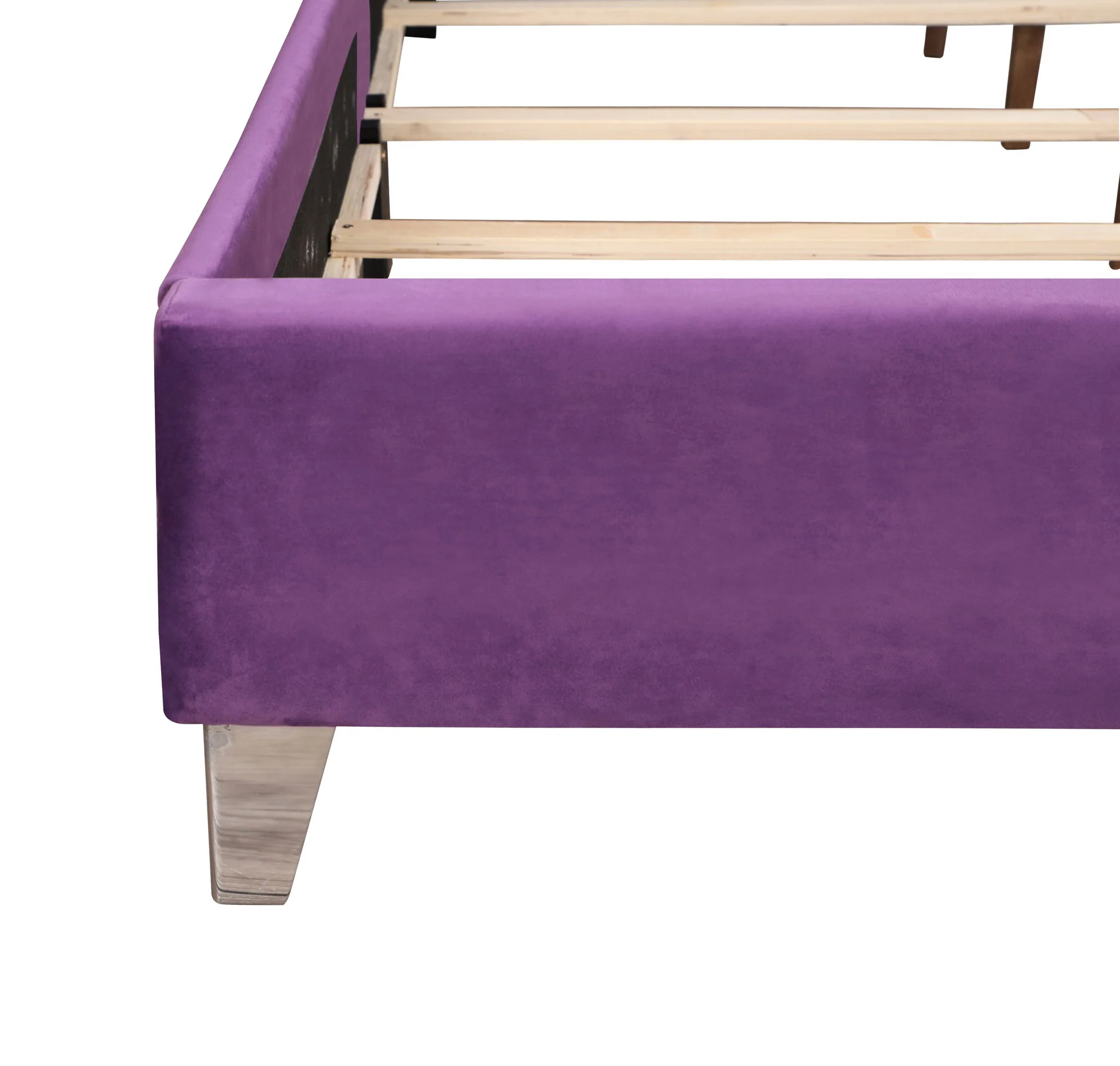Upholstered Nailhead Trim Chic Bed - Image 24