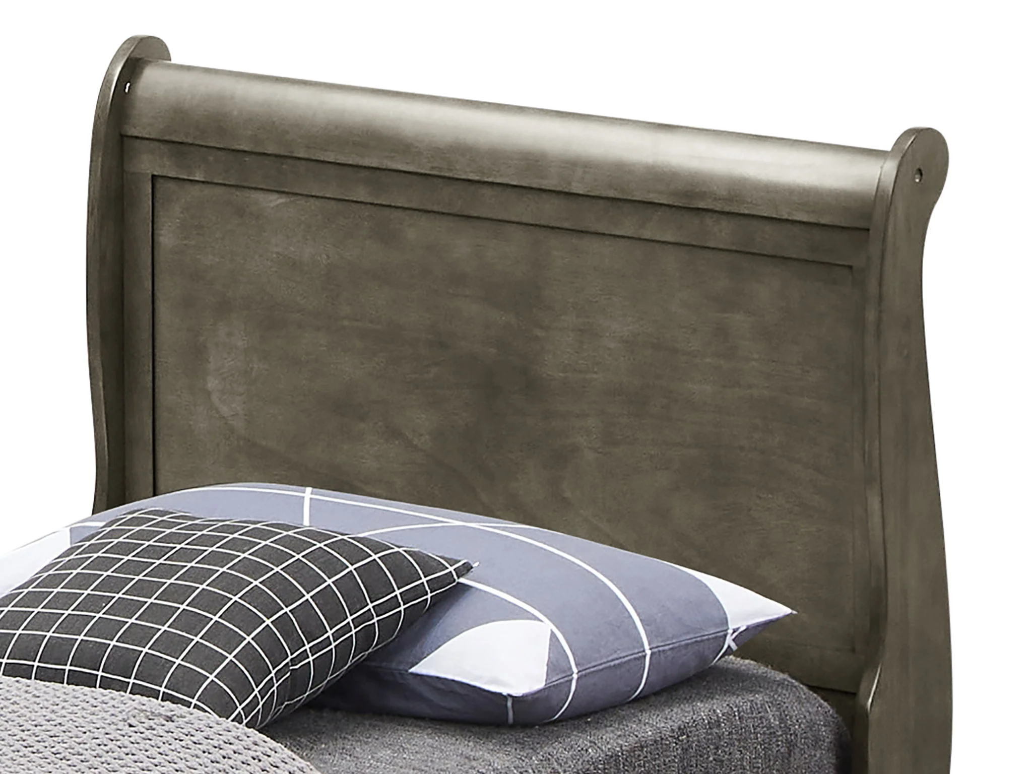Upholstered Panel Sleigh Bed Design - Image 22