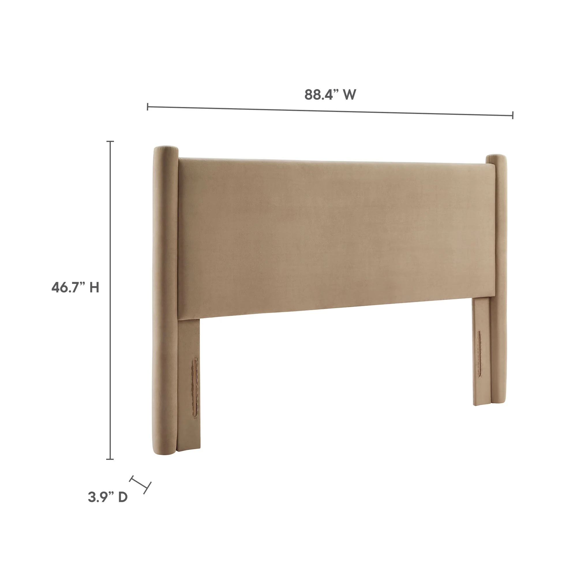Upholstered Performance Velvet Headboard - Image 78