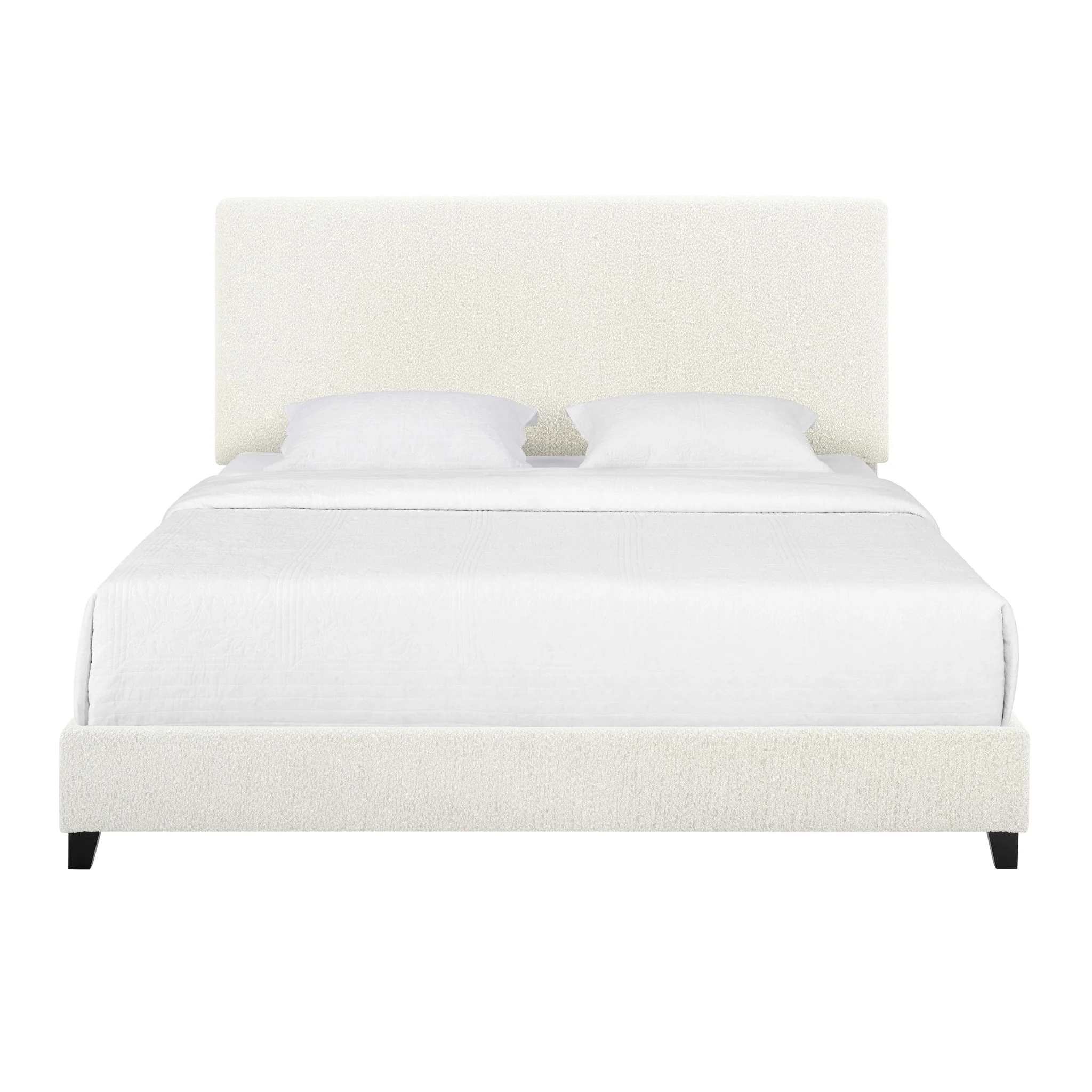 Upholstered Headboard Platform Bed - Image 4
