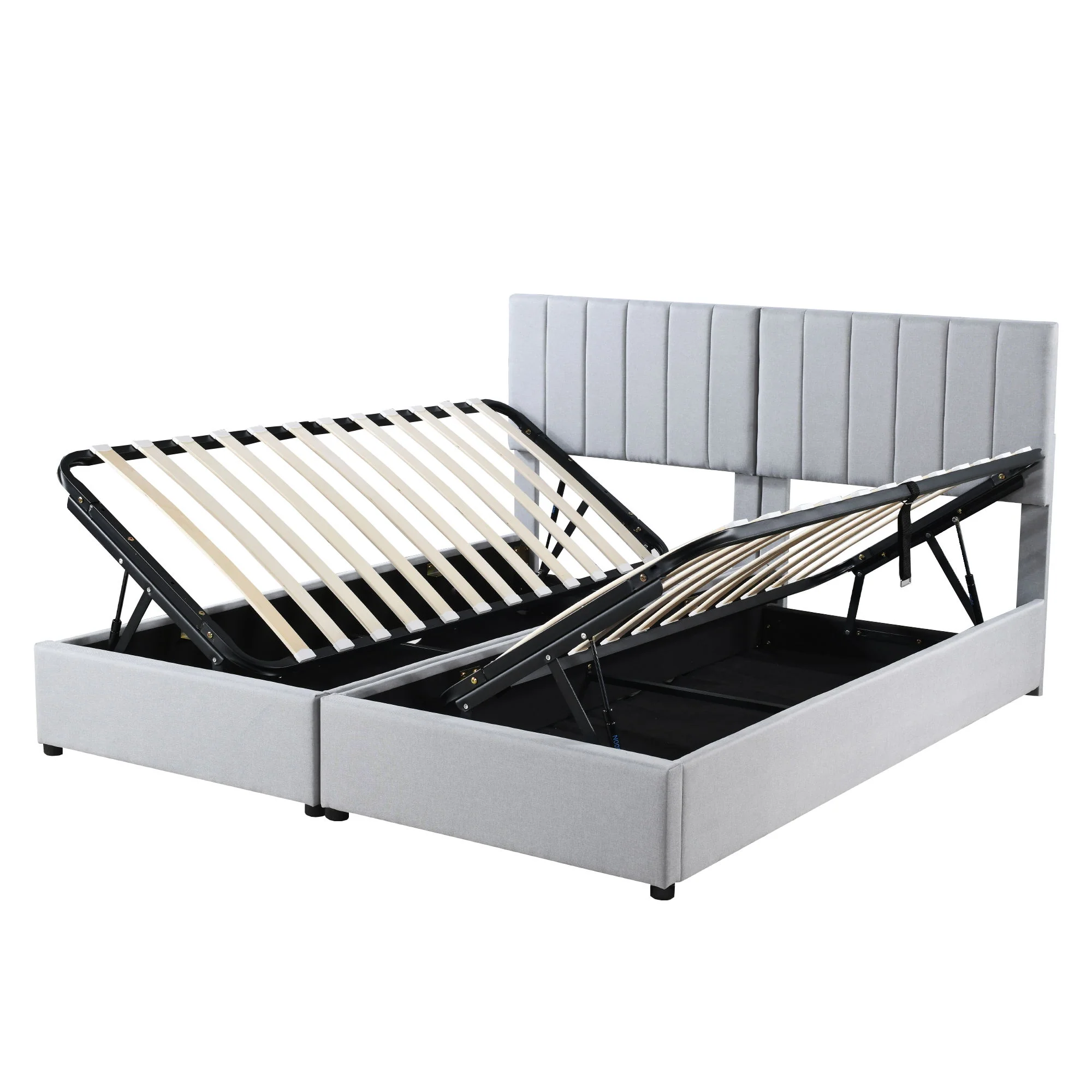 Upholstered Platform Bed With A Hydraulic Storage System - Image 21