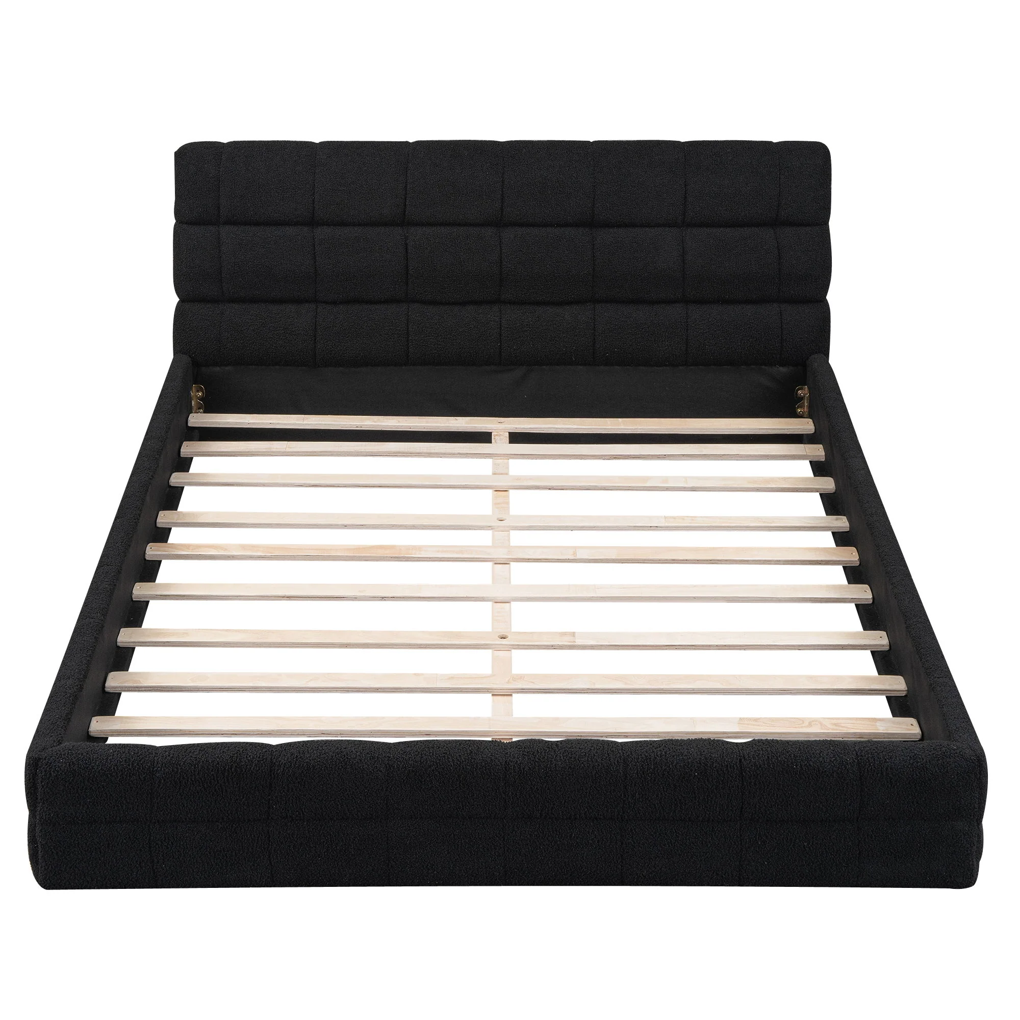 Upholstered Platform Bed With Headboard - Image 26